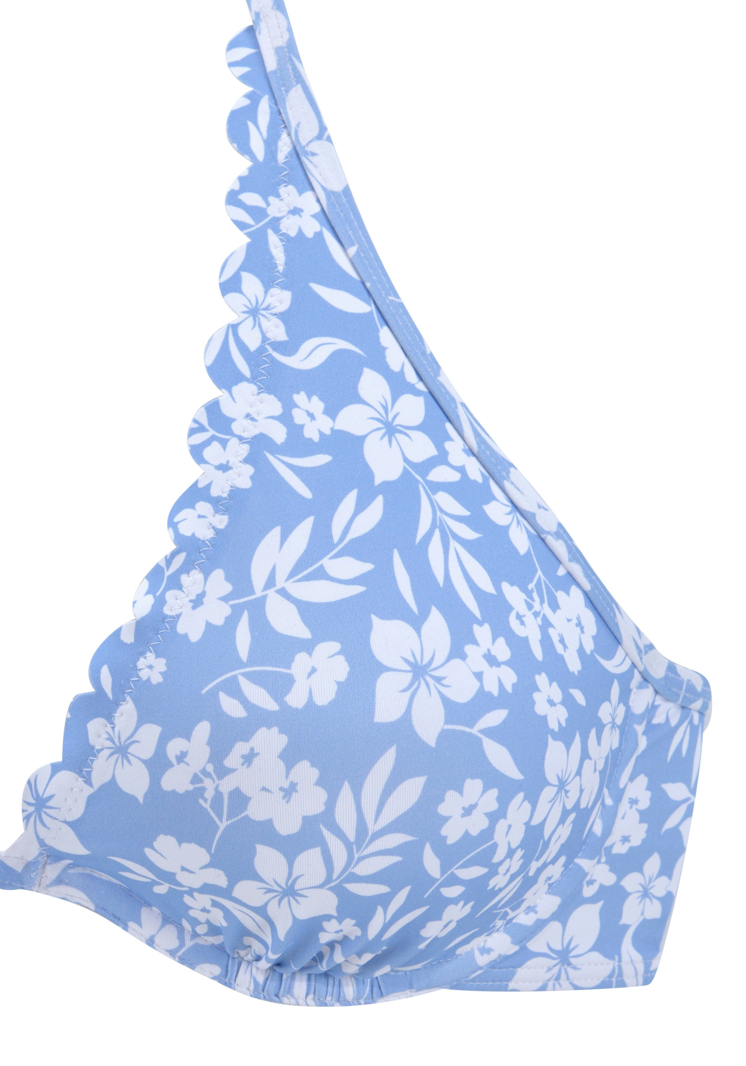 Vivance Bügel-Bikini-Top Leni, mit gelaserter Wellenkante