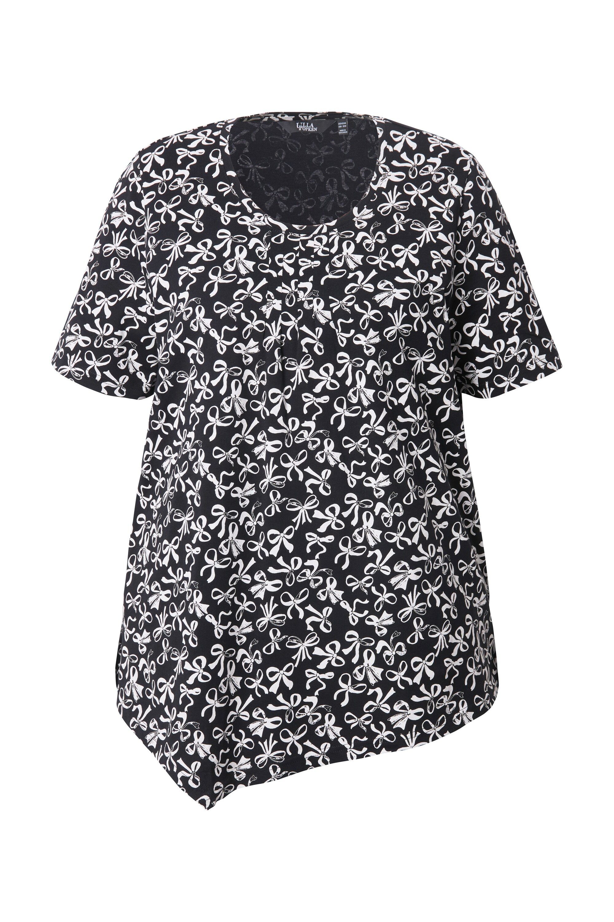 Ulla Popken T-Shirt T-Shirt Schleifen Biesen günstig online kaufen