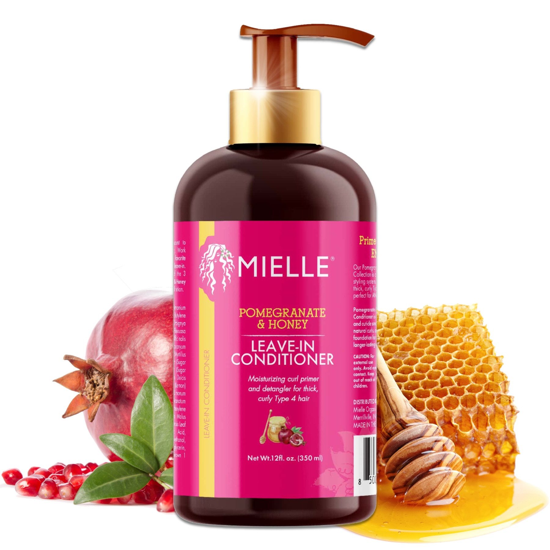 Mielle Organics Haarspülung Haar Conditioner Haarpflege Haarwachstum Pomegranate & Honey Mielle, 1-tlg., Leave-in-Conditioner