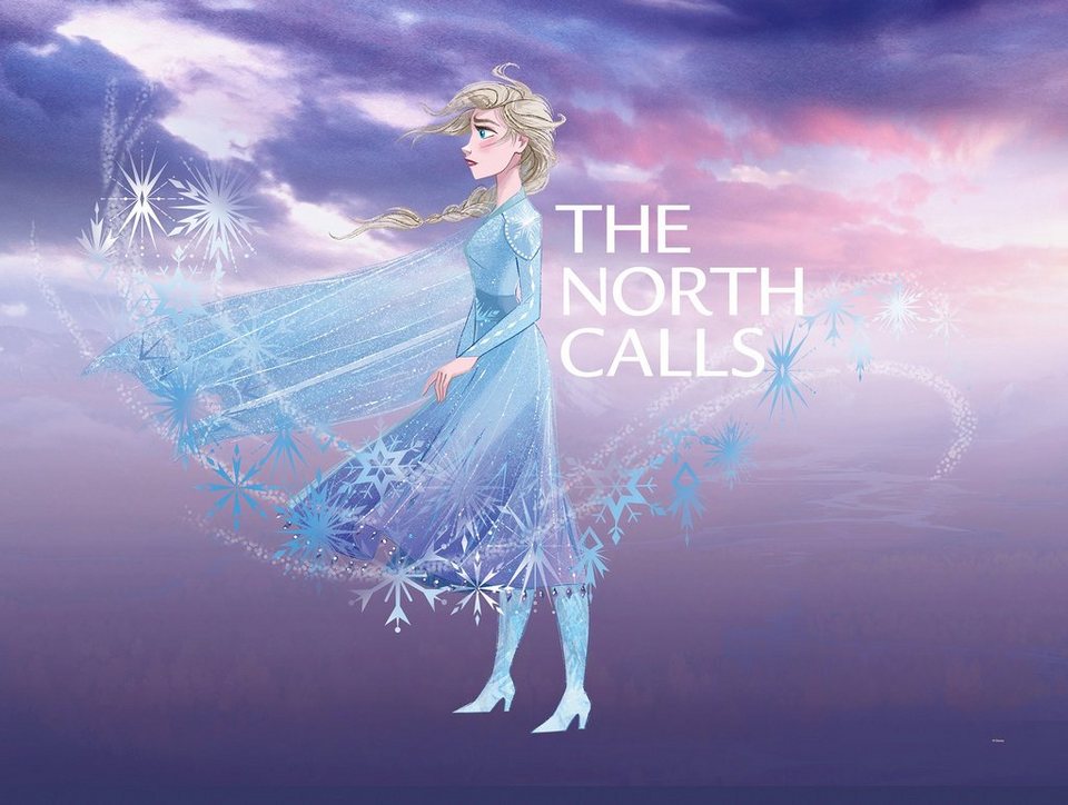 Komar Poster Frozen Elsa The North Calls, Disney (1 St), Kinderzimmer,  Schlafzimmer, Wohnzimmer