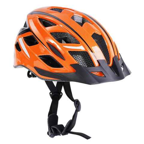 fischer Fahrradhelm Fahrradhelm Urban Sport S / M einstellbar, Radhelm Fahrrad Helm, auch für MTB oder Sport-Helm, Kopfumfang 52cm bis 59cm, einstellbar mit Innenring-System, Visor abnehmbar