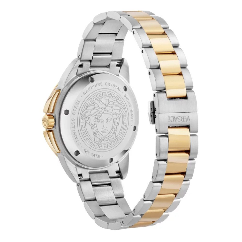 Versace Schweizer Uhr V‑Sport Chrono Silber/Gold VEKIA0525 günstig online kaufen