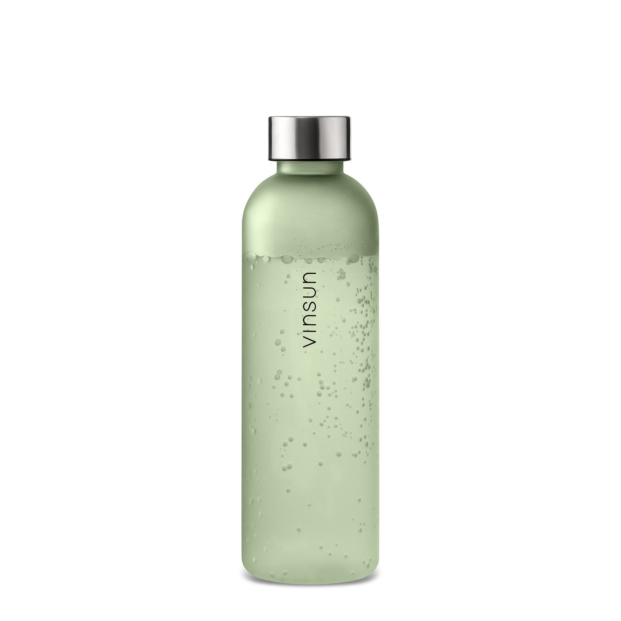 Vinsun Trinkflasche Tritan Wasserflasche 650ml - Sportflasche Kohlensäure geeignet, Auslaufsicher, BPA frei, bruchsicher, geruchs- und geschmacksneutral