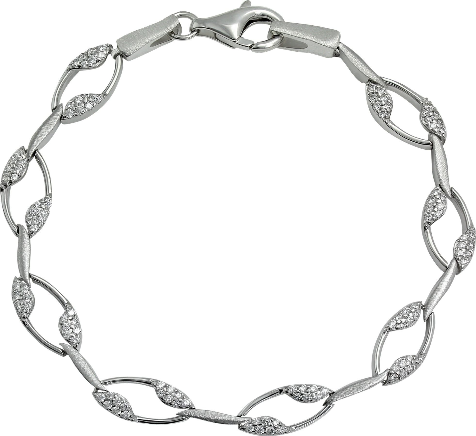 Silberarmband SilberDream Armband Ranke Zirkonia weiß