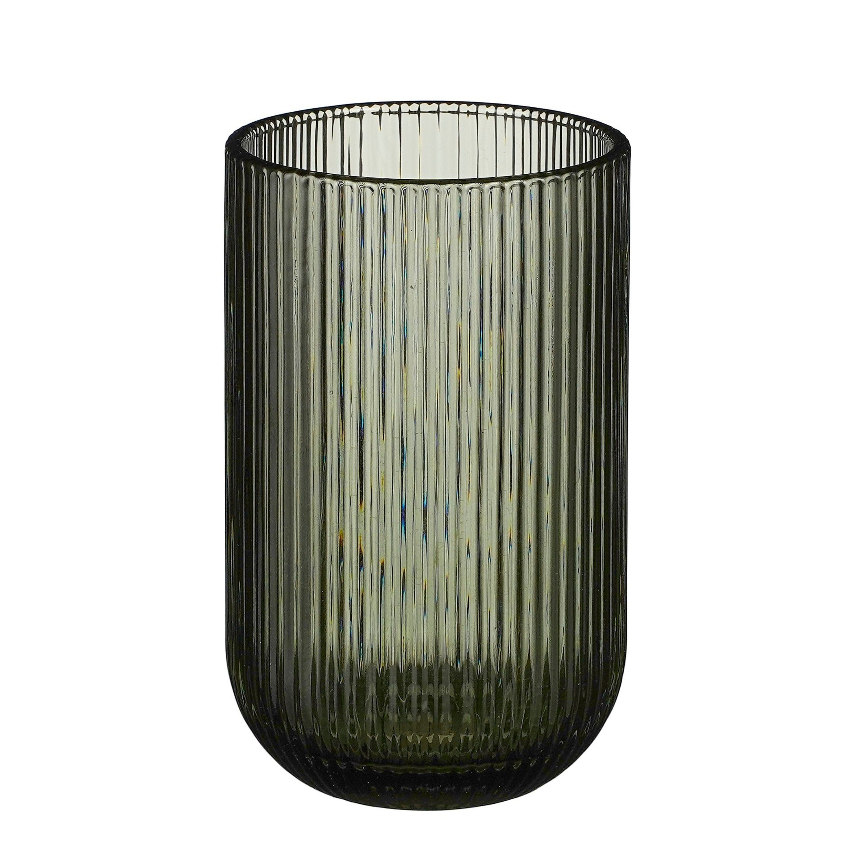 Mica Decorations Gläser-Set Merlot Drinking Glass - Set of 6 - 400 ml - Glass - Grey, Glas