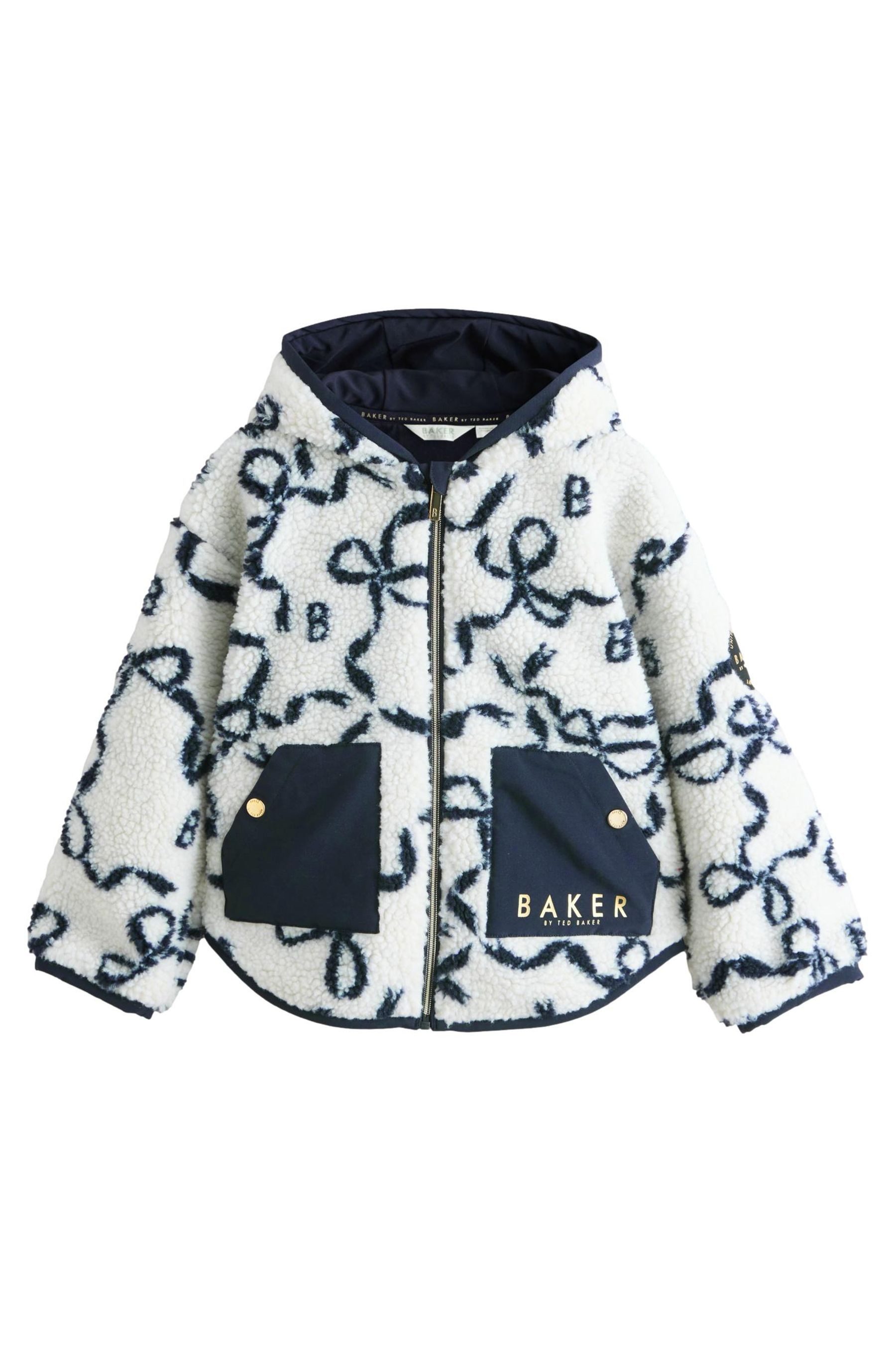 Baker by Ted Baker Kapuzenfleecejacke Baker by Ted Baker Kapuzenjacke aus Fleece (1-St)