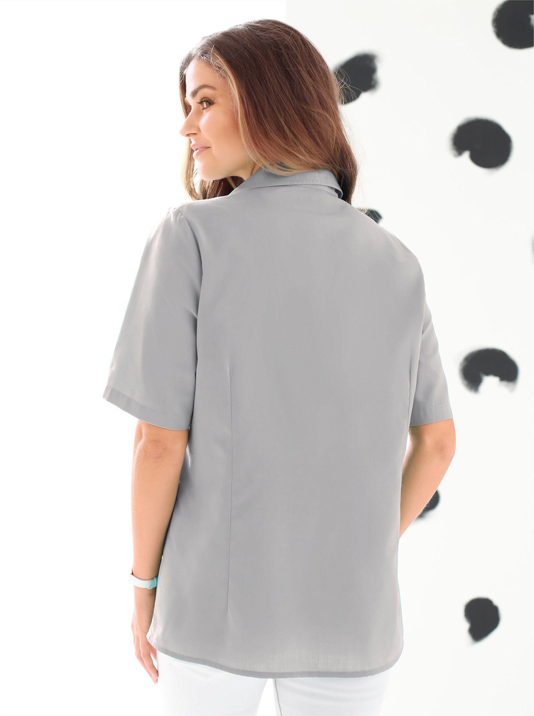 Sieh an! Klassische Bluse Bluse Kurzarm günstig online kaufen
