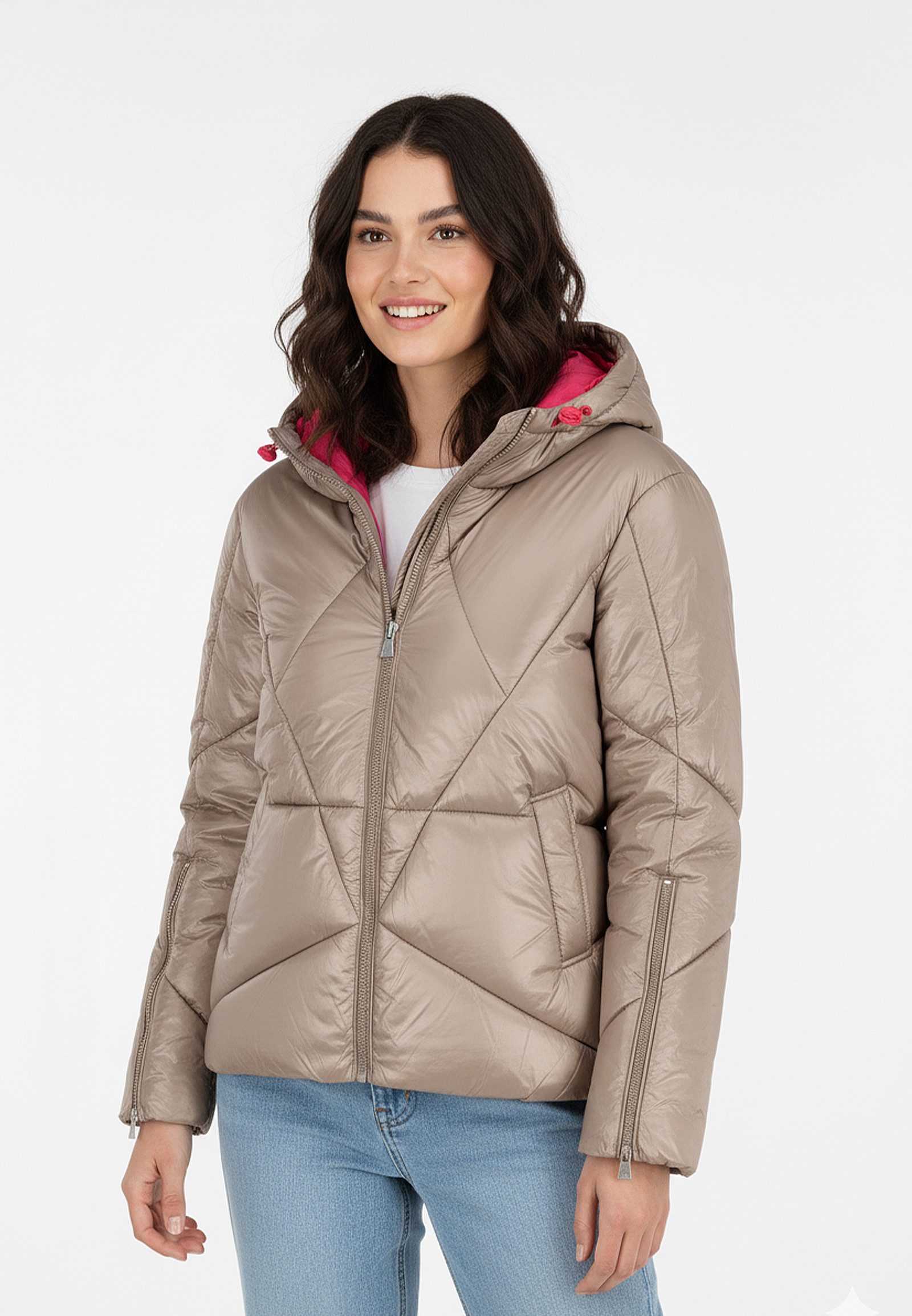 SUBLEVEL Winterjacke Stylisches Design mit moderner Steppung (1-St) D50048X günstig online kaufen