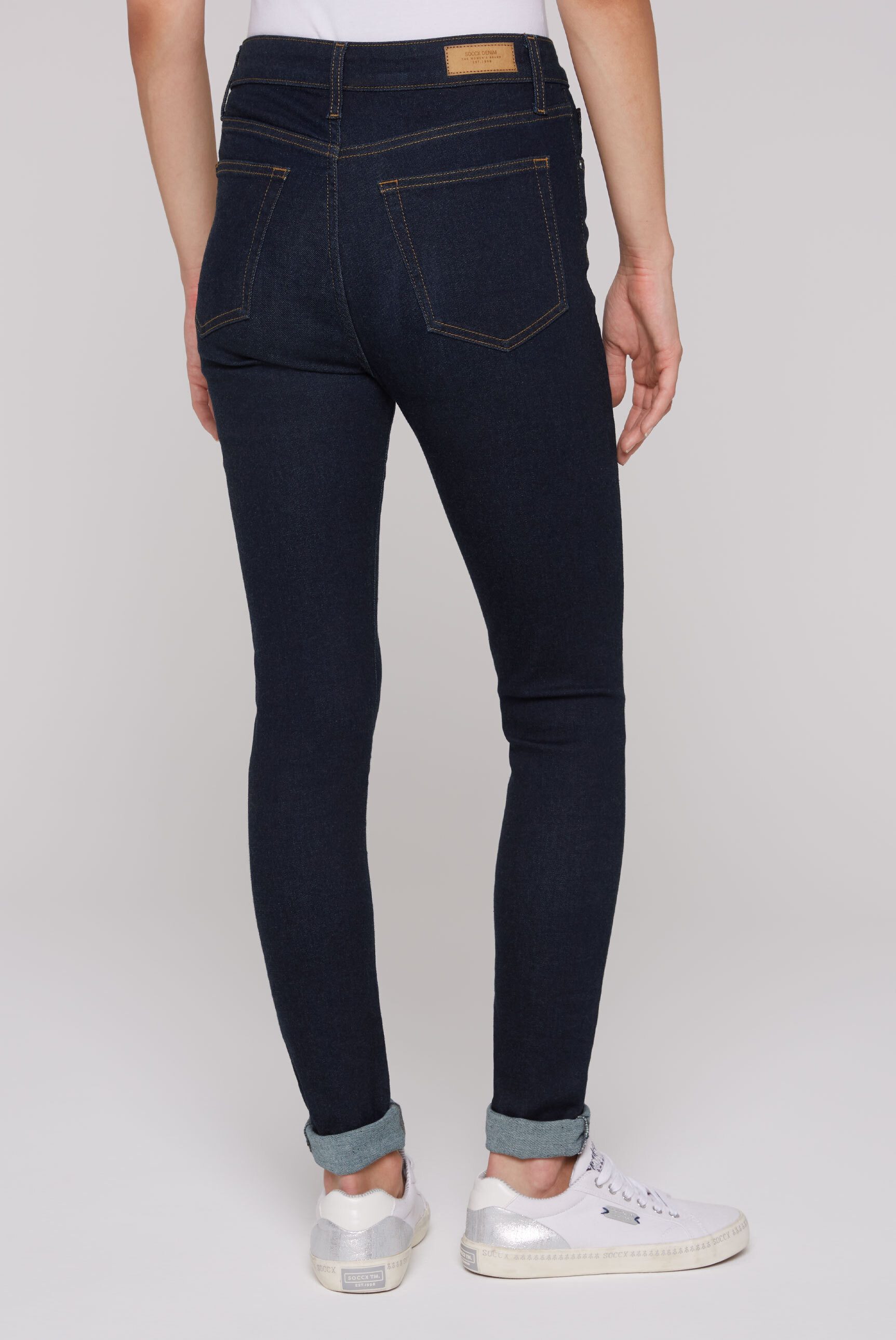 SOCCX Slim-fit-Jeans mit hoher Leibhöhe – Bild 5 von 5