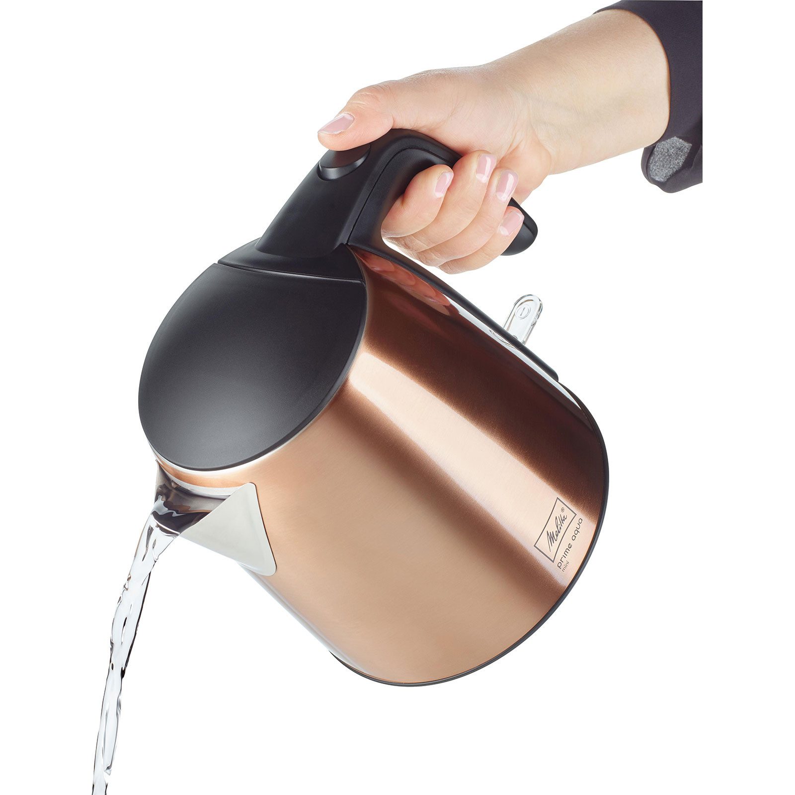 Melitta Wasserkocher Prime Aqua Mini, 2200 W, Edelstahl