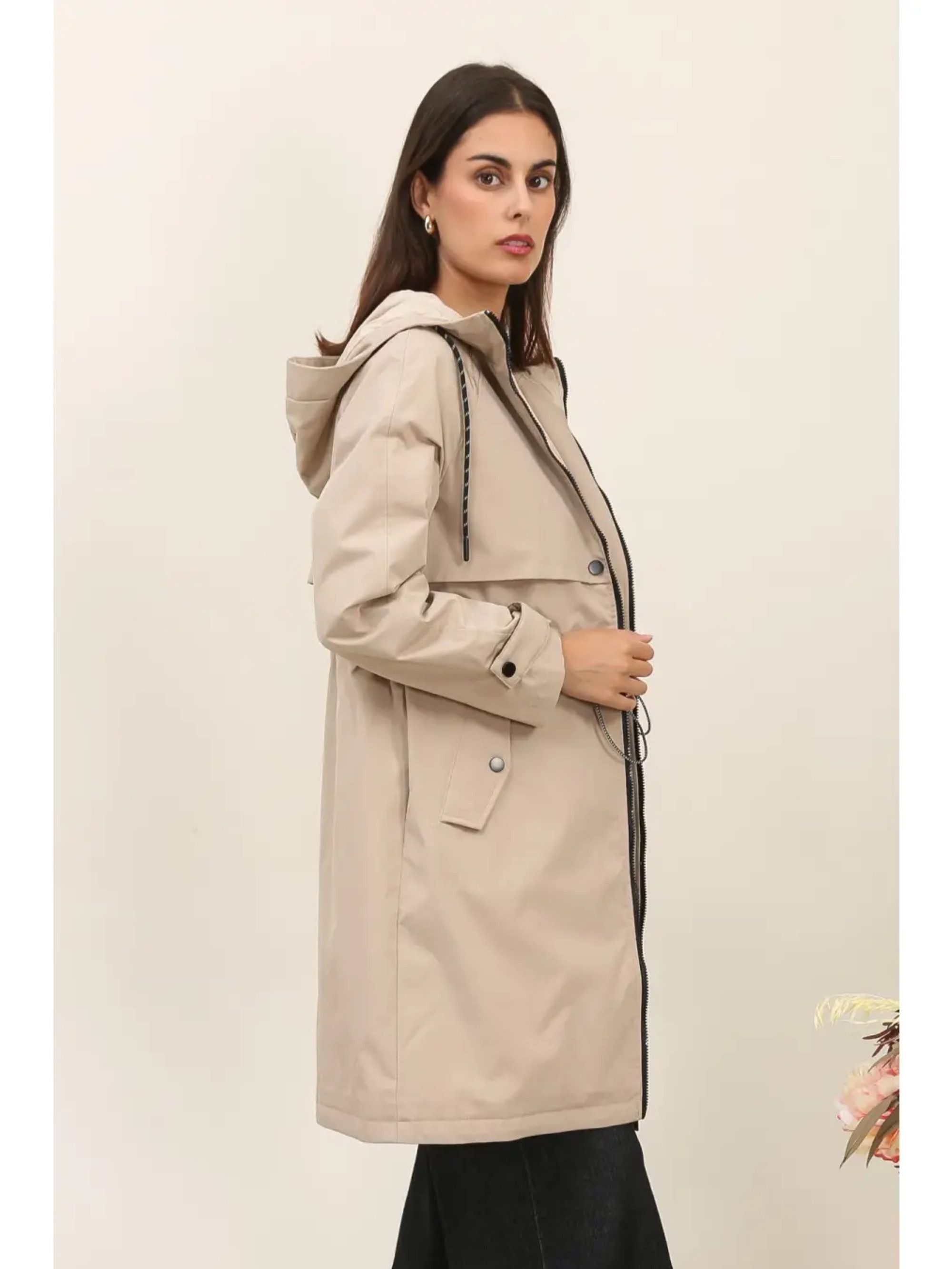 ANNIS Fashion & Accessoires Regenmantel "ELLA 1.0" (1-tlg) NEU, leicht gefü günstig online kaufen