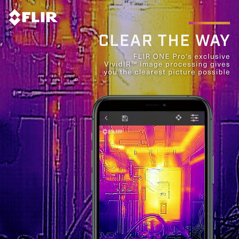 Flir Wärmebildkamera FLIR One Pro iOS Handy Wärmebildkamera -20 bis +400 °C 160 x 120 Pixe, One Pro iOS