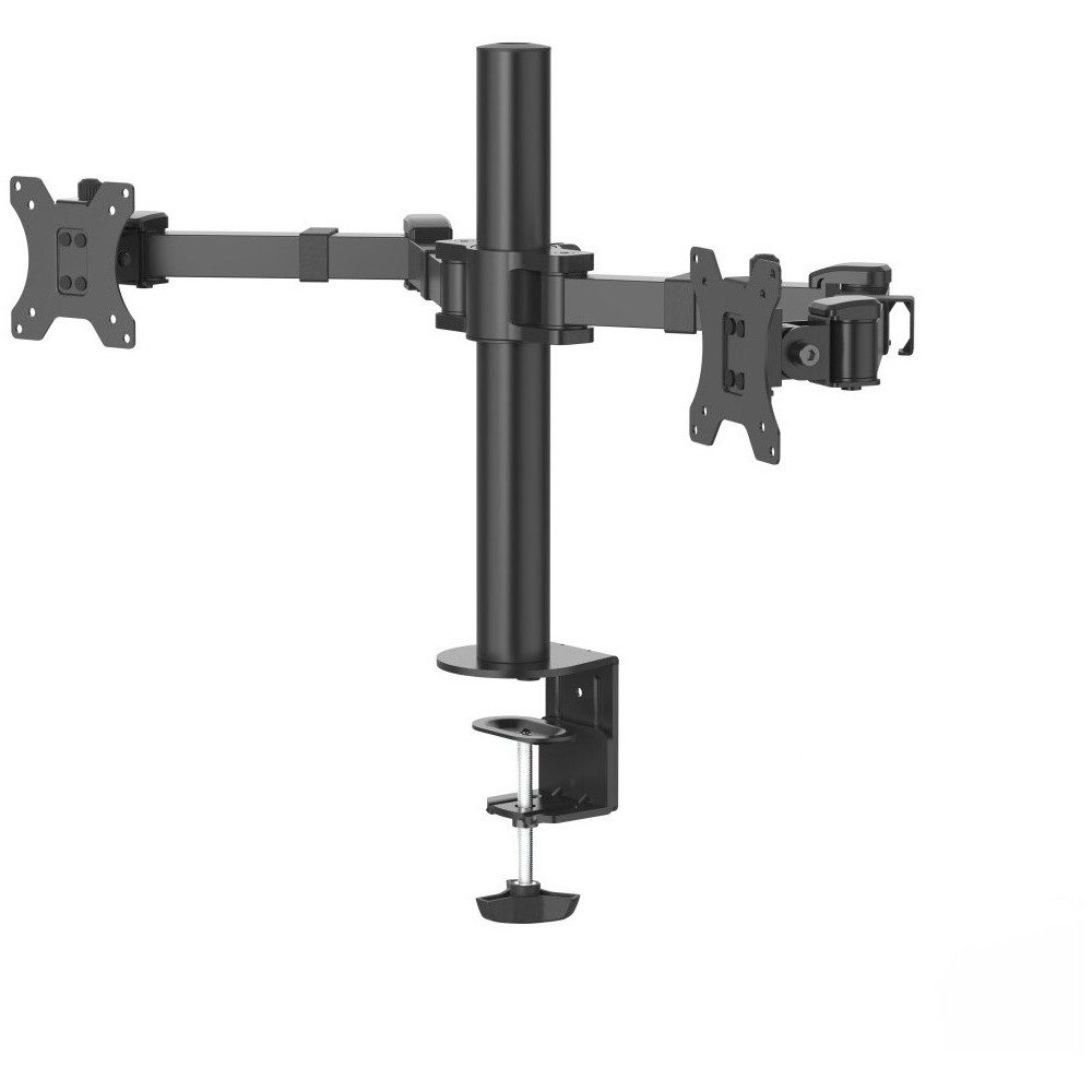 Hama Hama Monitorarm Fullmotion (35) Doppelarm schwarz Maus (kabellos, Vollbewegliche Monitorhalterung)