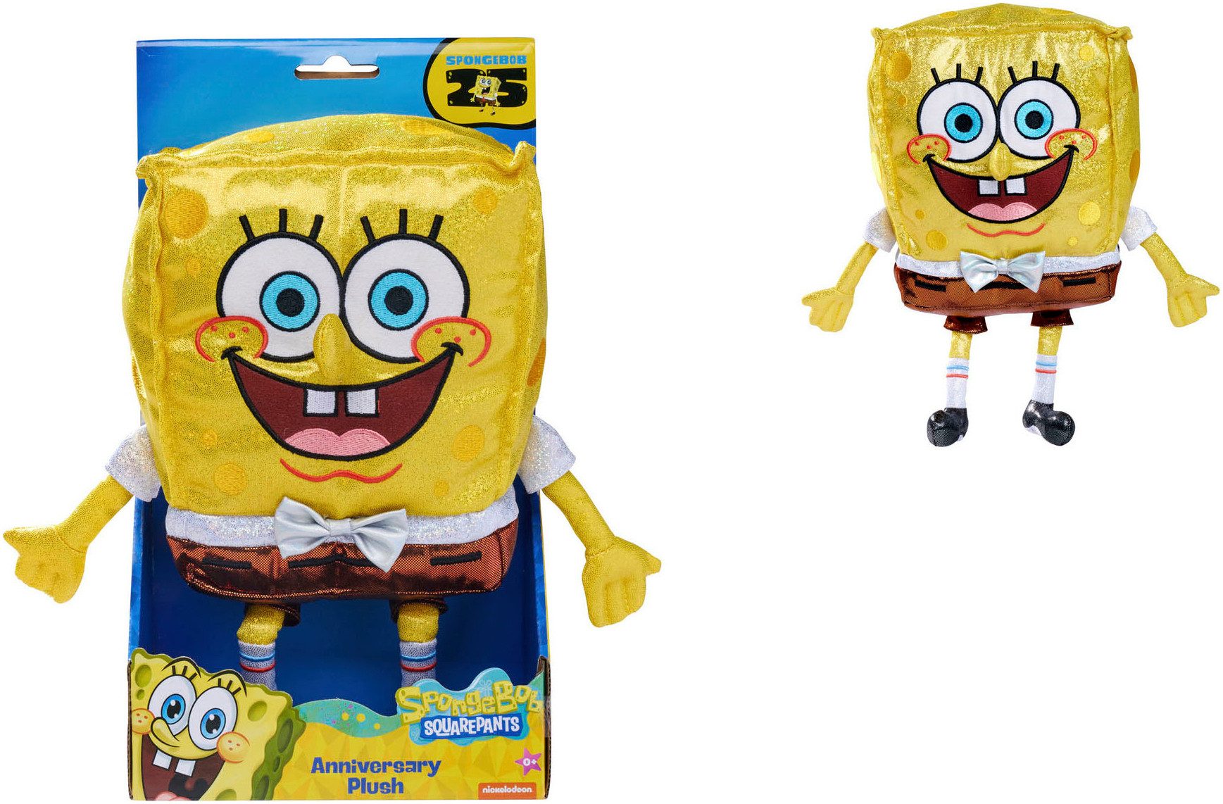SIMBA Plüschfigur Spongebob Jubiläumsplüsch, 30 cm, mit glitzernder Fliege günstig online kaufen