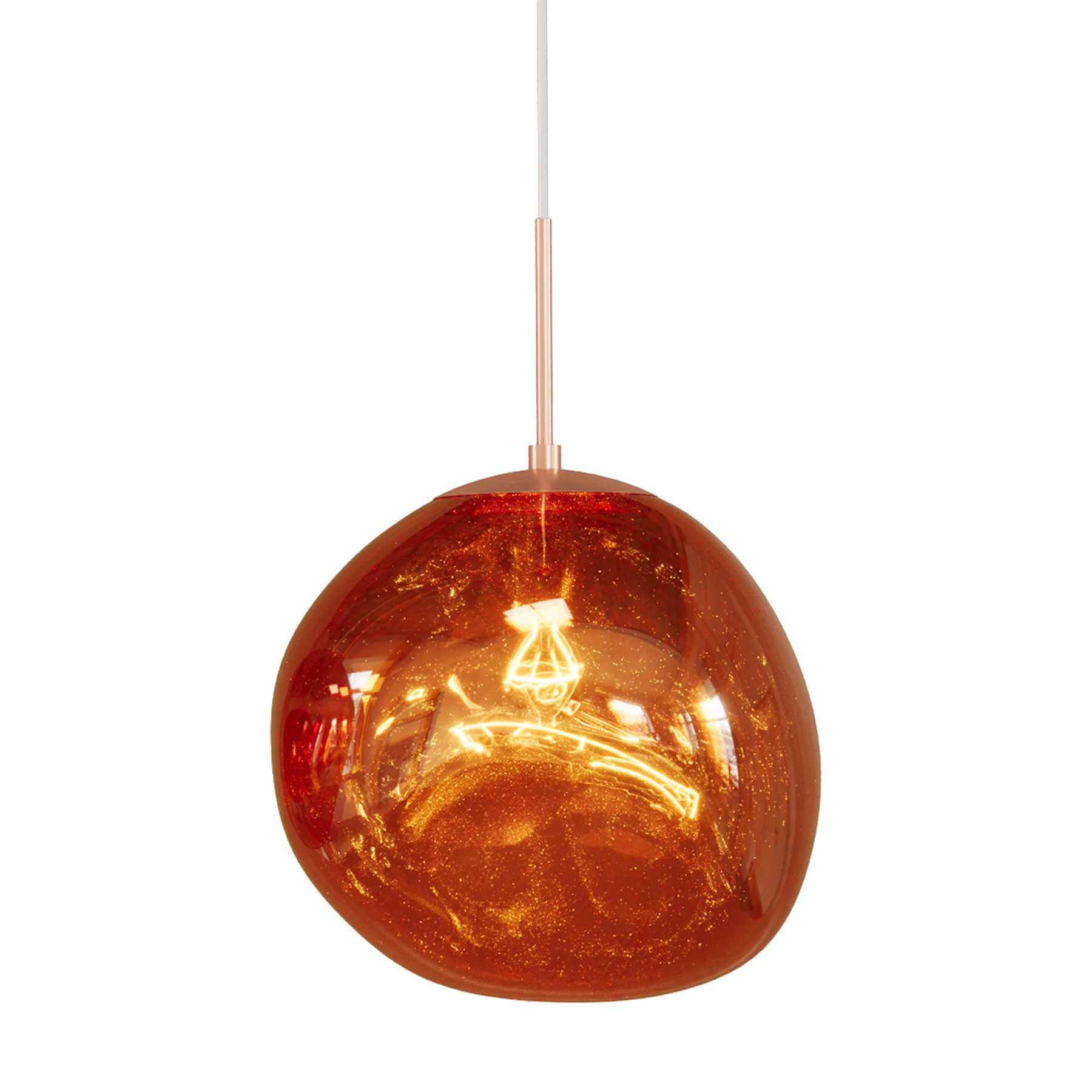 riess-ambiente Hängeleuchte LIQUID DIAMOND 35cm kupfer günstig online kaufen