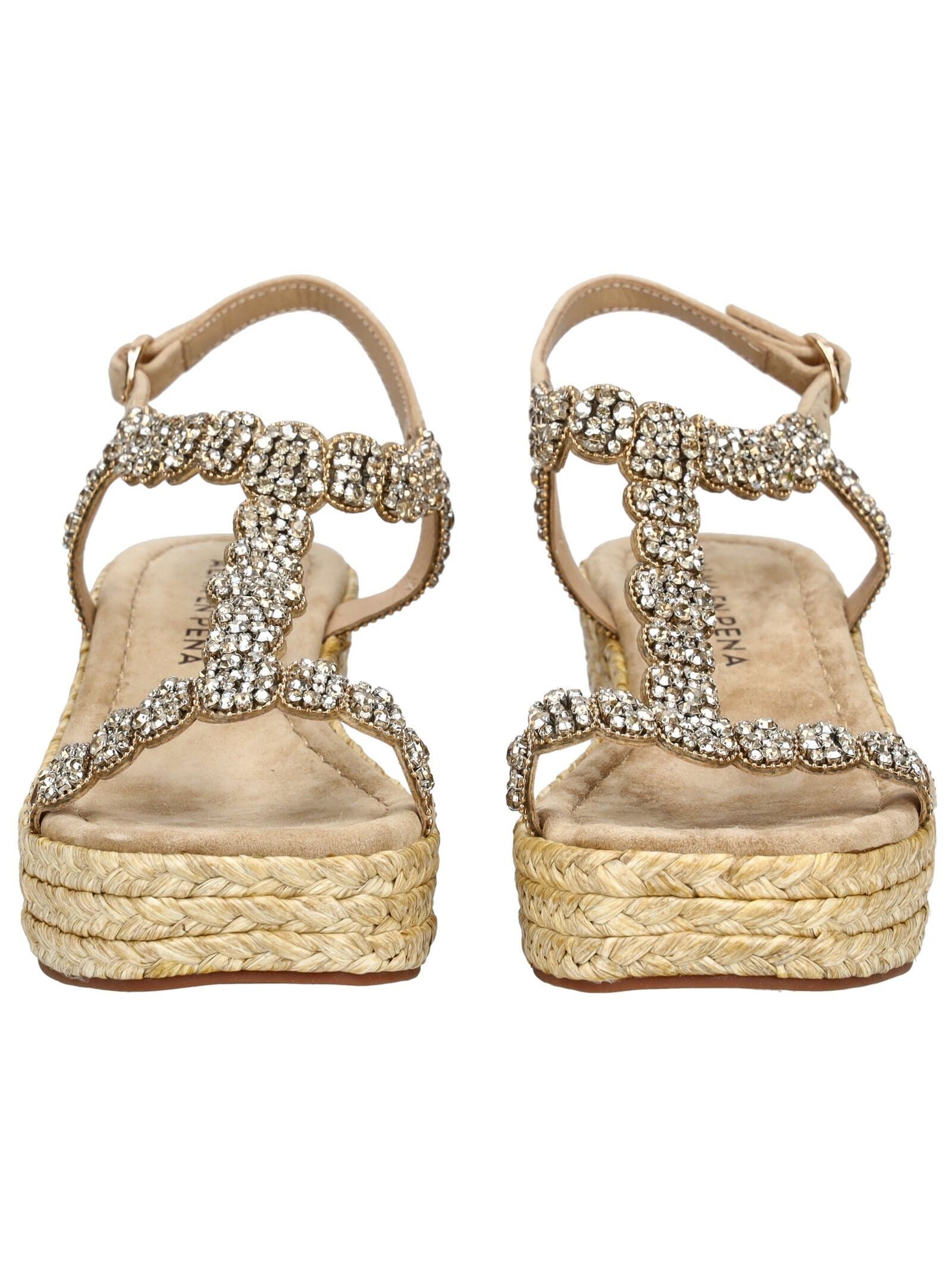 Alma en Pena ALMA EN PENA Sandalen Textil Keilsandalette