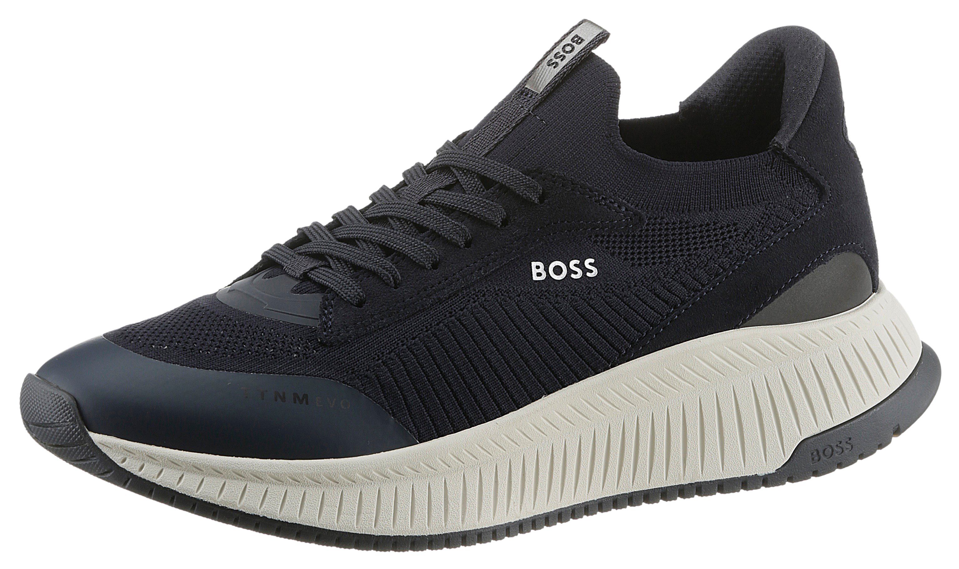 BOSS TTNM EVO Slon Slip-On Sneaker mit leichter Laufsohle navy