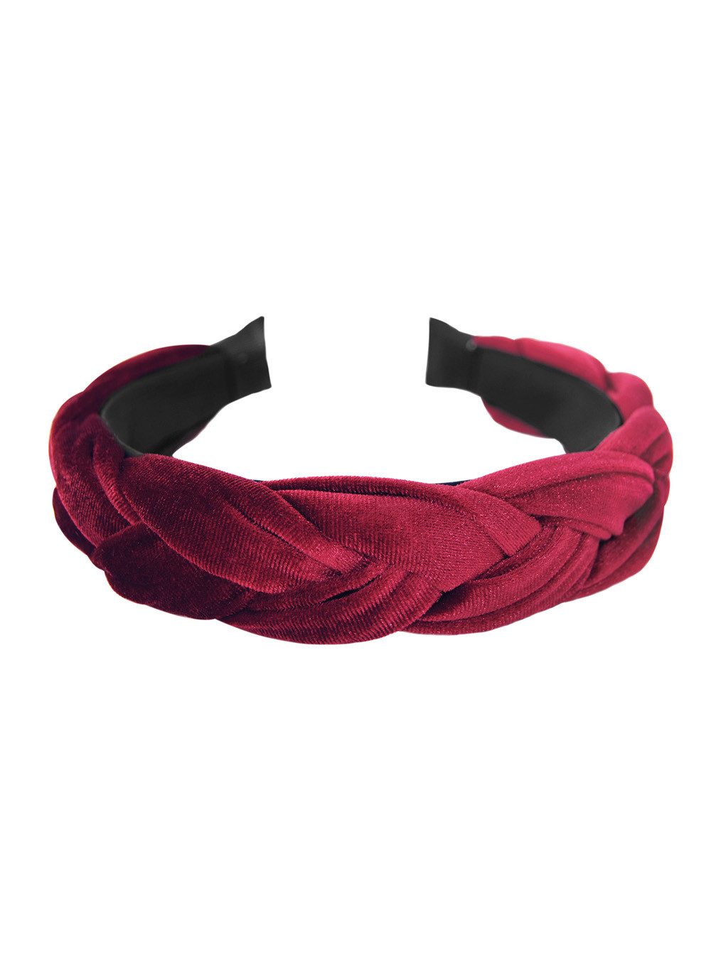 axy Haarreif Haarreif Samt Flechtoptik, Trachten geflochten Vintage Damen Haareifen Haarband