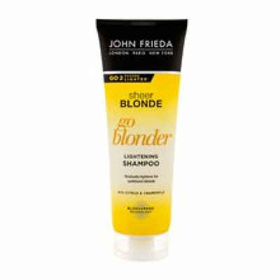 John Frieda Haarshampoo Sheer Blonde Go Blonder Aufhellendes Shampoo 250ml
