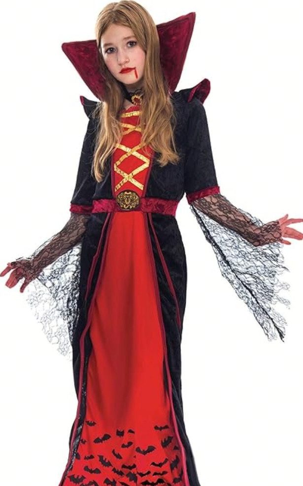 Spooktacular Creations Vampir-Kostüm Spooktacular Creations Royal Vampirin, Mädchen Halloween