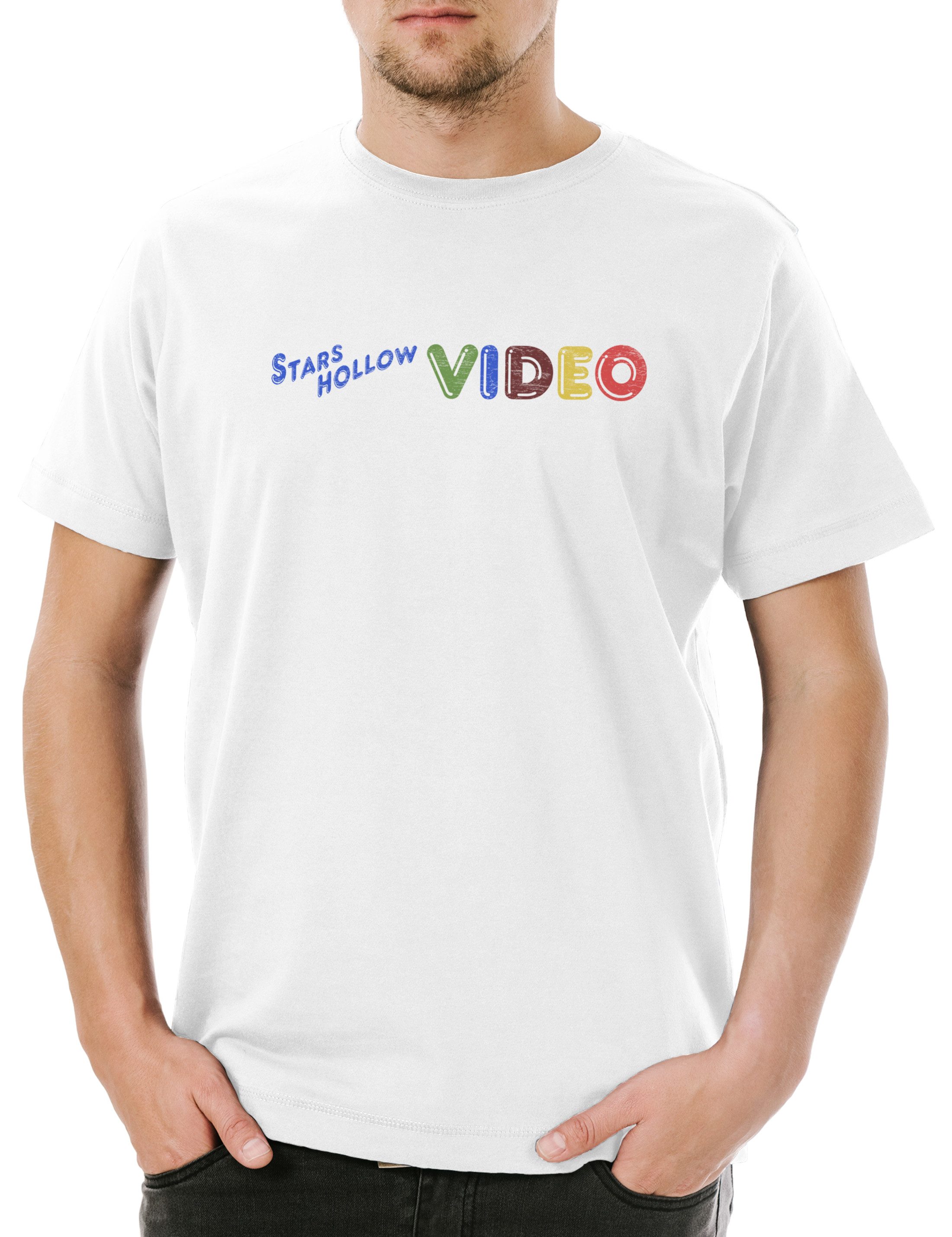 Print-Shirt Stars Hollow Video Herren T-Shirt Lorelai Gilmore Rory Sign Symbol