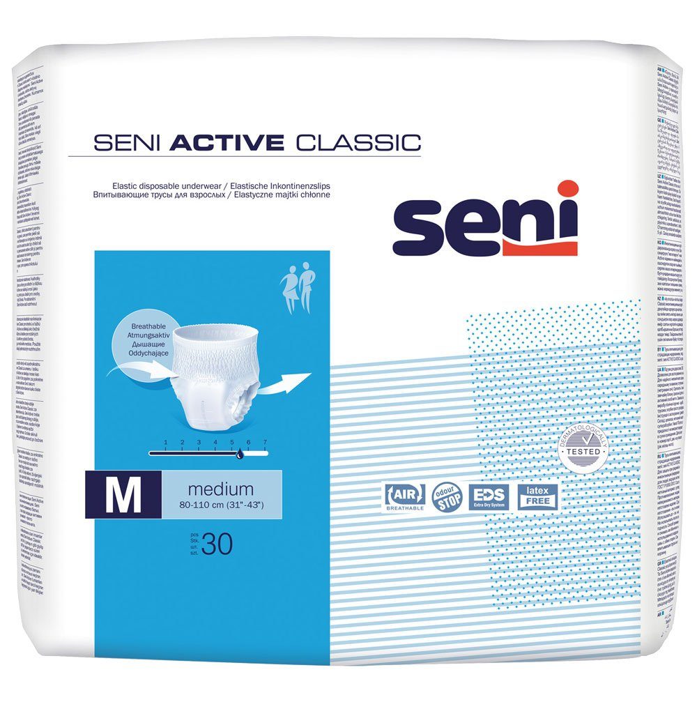 seni Inkontinenz-Pants Seni Active Classic Medium Inkontinenzslips (1x30