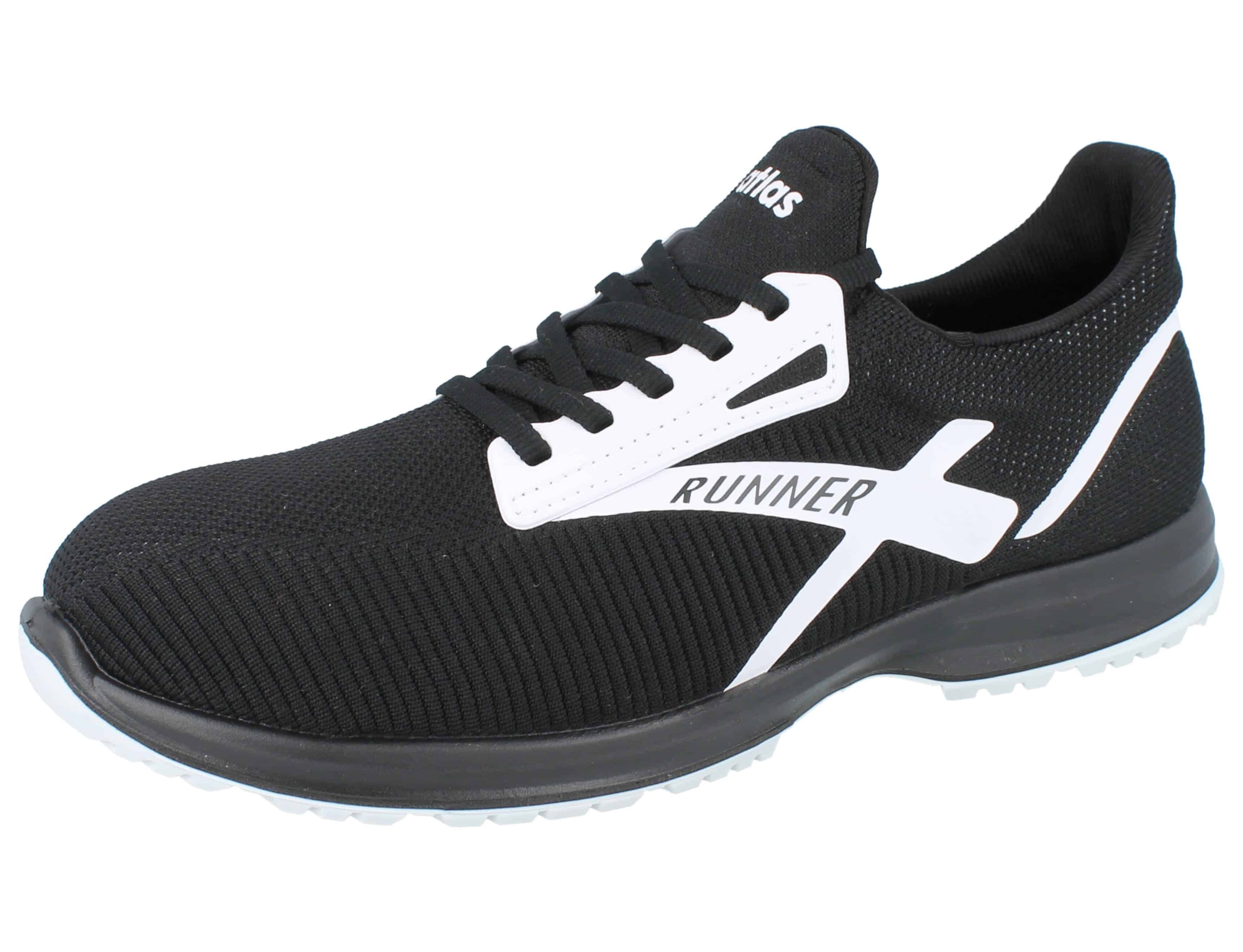 Atlas ATLAS Runner 25 Herren Sicherheitshalbschuhe S1P schwarz - Größe: 38 Sicherheitsschuh Atmungsaktiv