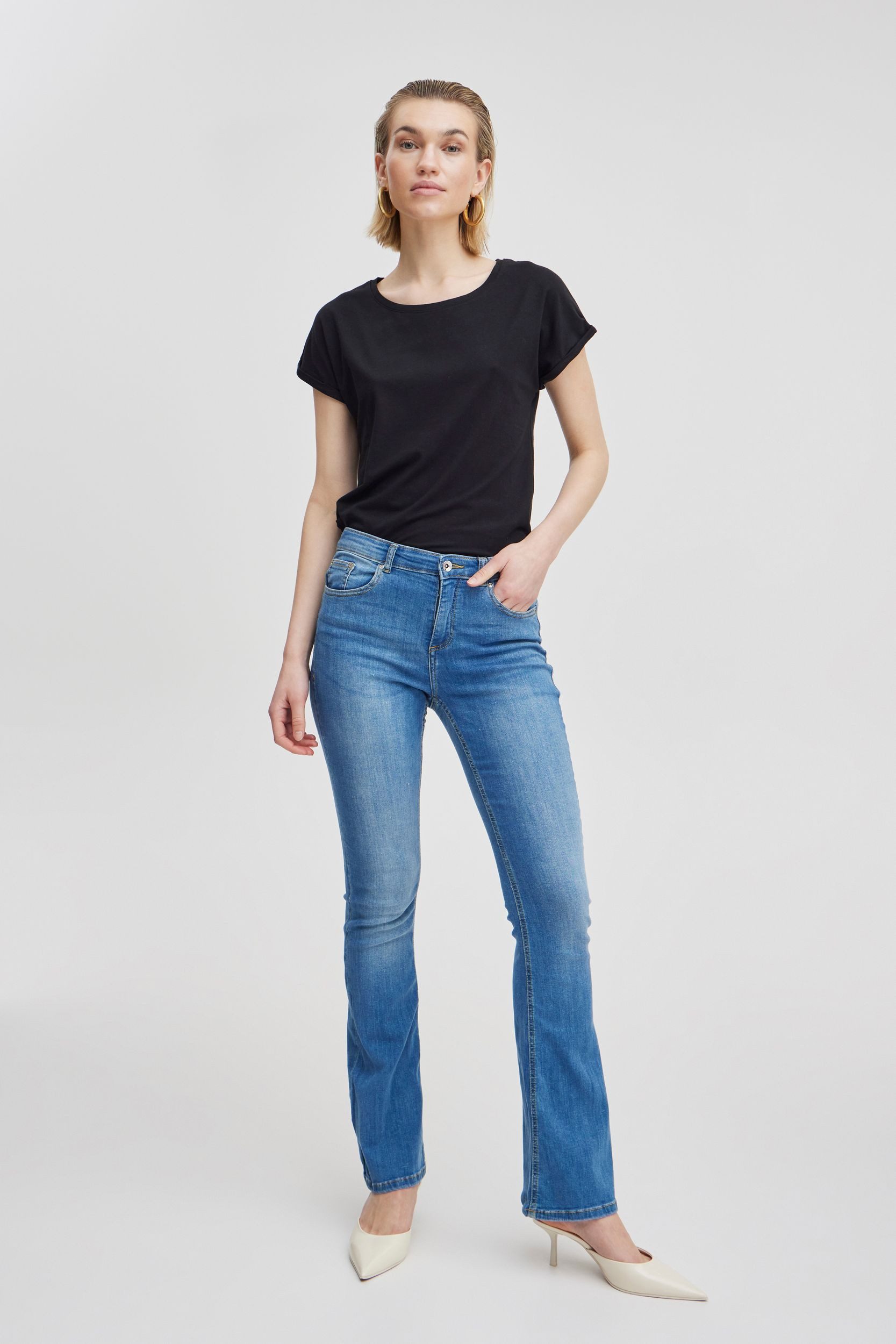 b.young T-Shirt Kurzarm Rundhals Sommer Pamila tshirt