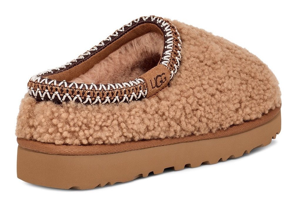 UGG TASMAN MAXI CURLY Hausschuh, Clog, Pantoffel, Mule mit gepolstertem Fußbett