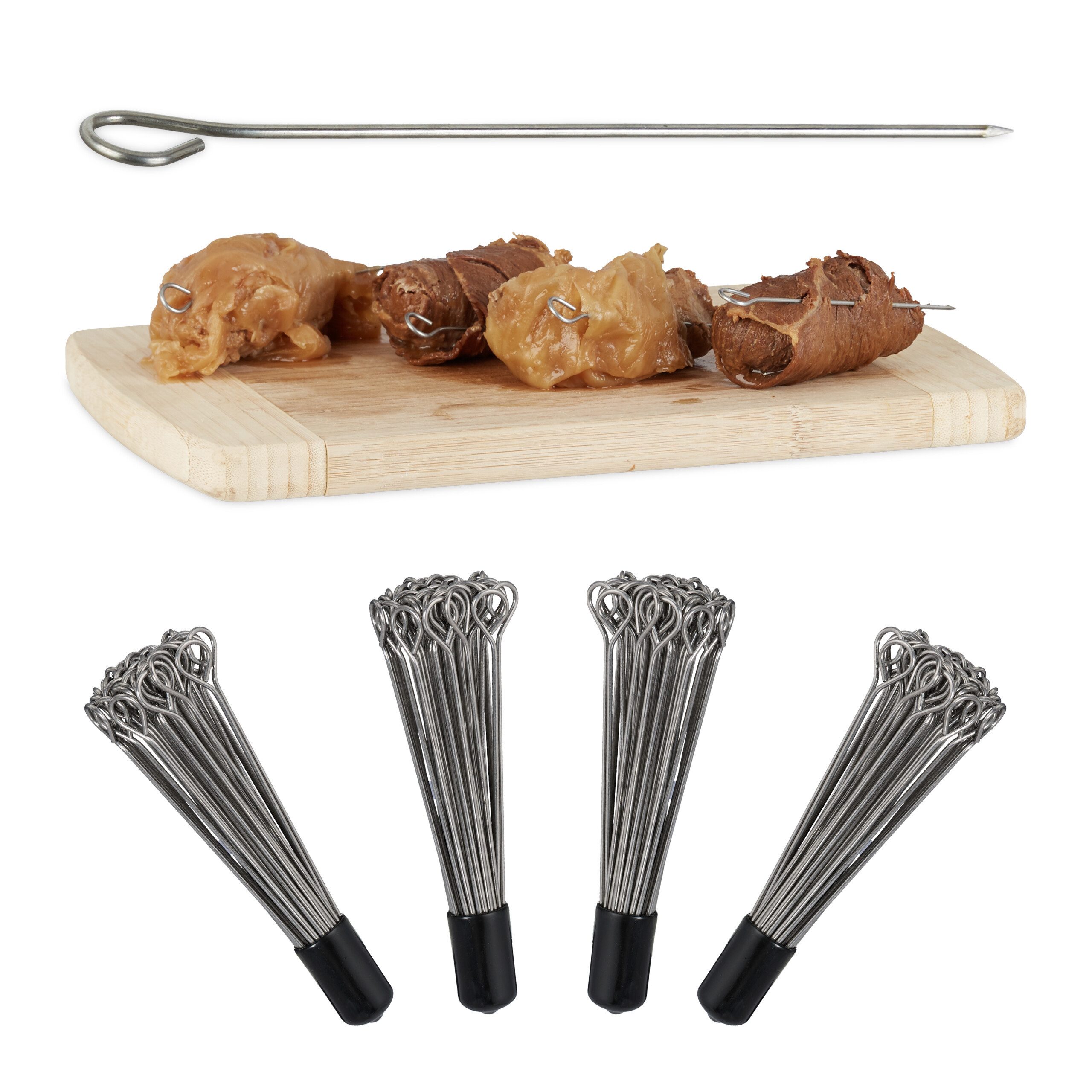 Partyspieße Rouladennadeln Edelstahl 200er Set