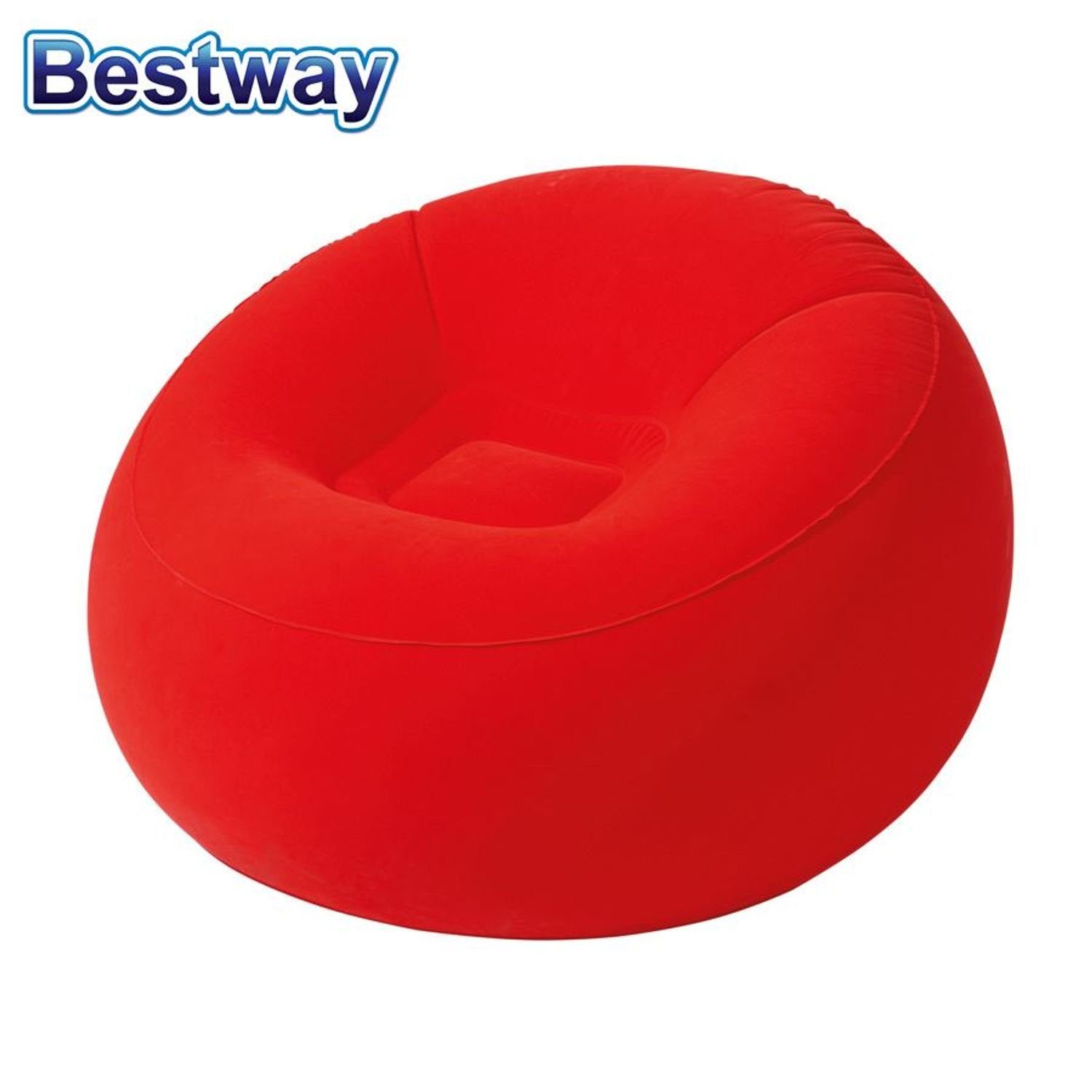 Bestway Sitzsack Bestway Sessel aufblasbar Sitzsack Luftsessel Lounge Luftmatratze