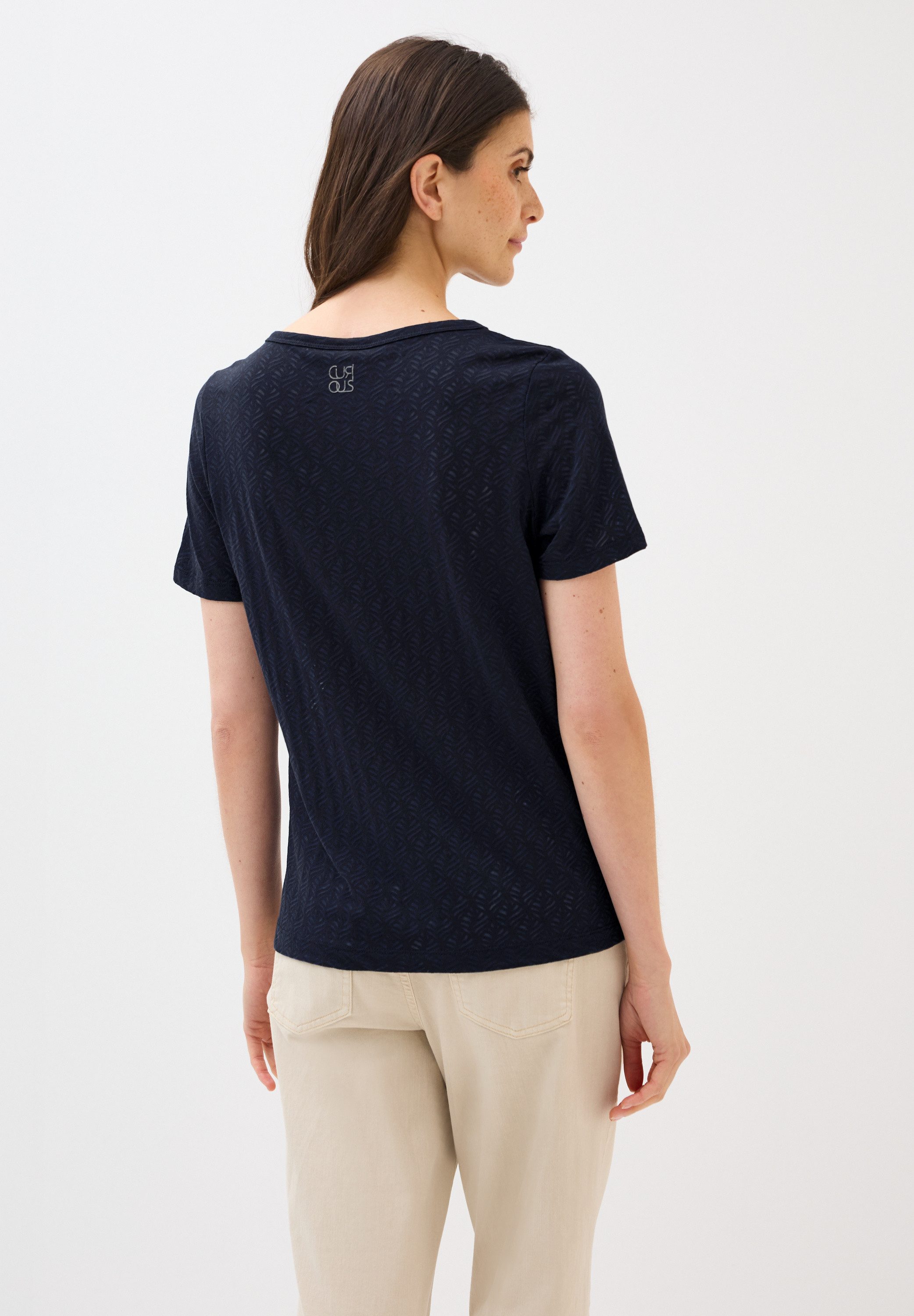 CECIL T-Shirt mit Burnout-Optik günstig online kaufen