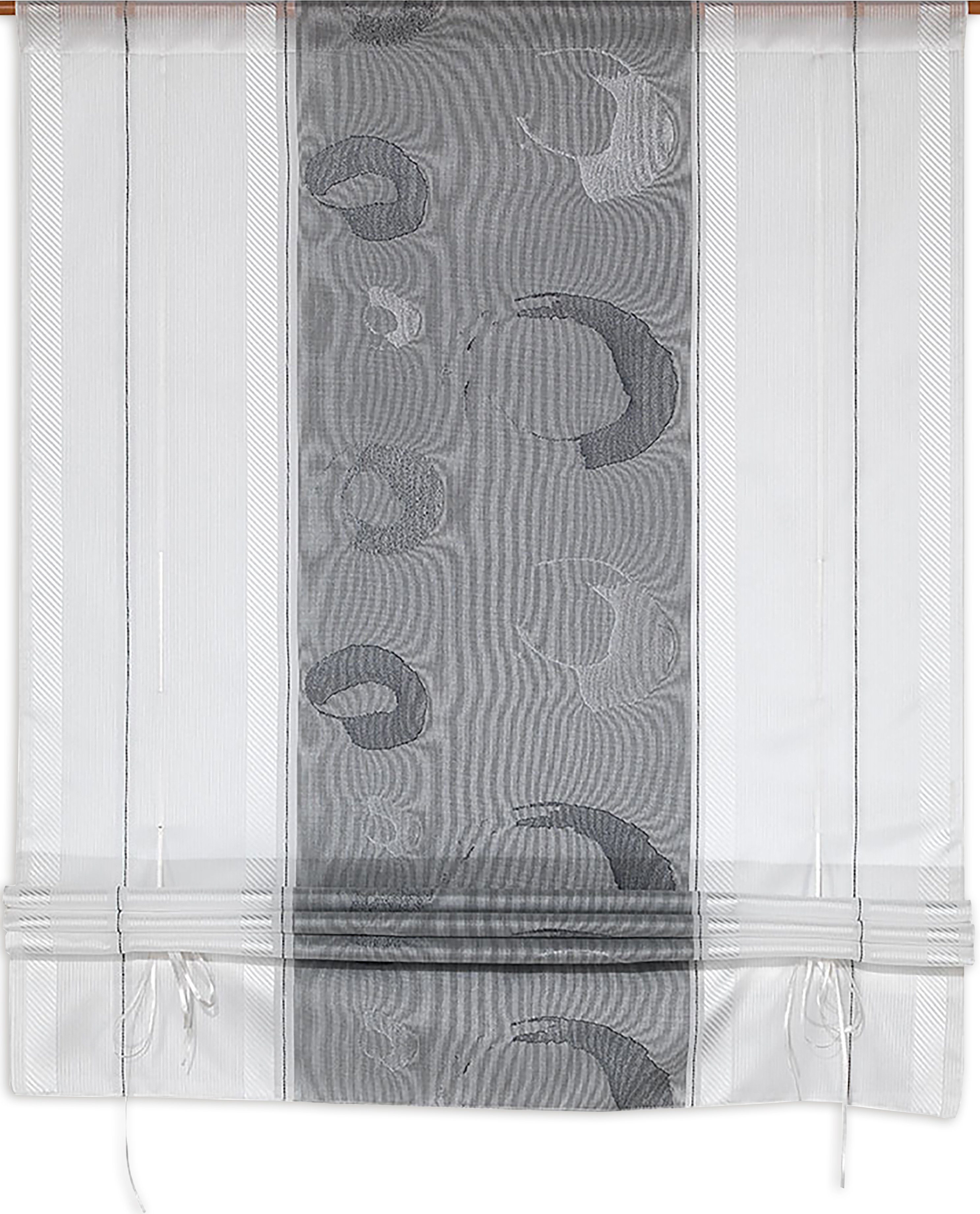 EXPERIENCE Bändchenrollo Raffrollo Bändchenrollo Scheibengardine zum Raffen günstig online kaufen