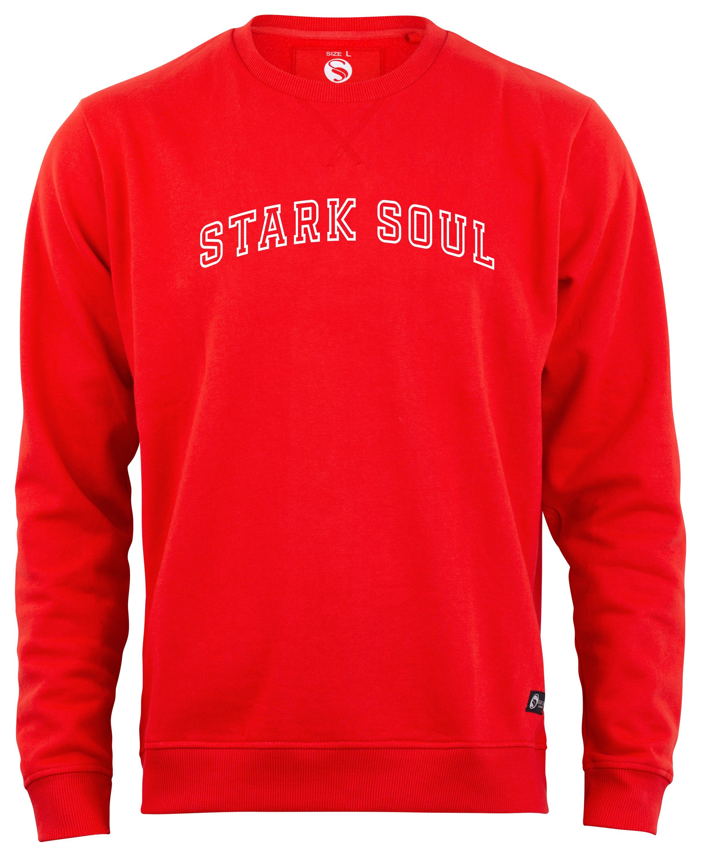 Stark Soul® Sweatshirt Sweatshirt "College" Rundhals-Sweater günstig online kaufen