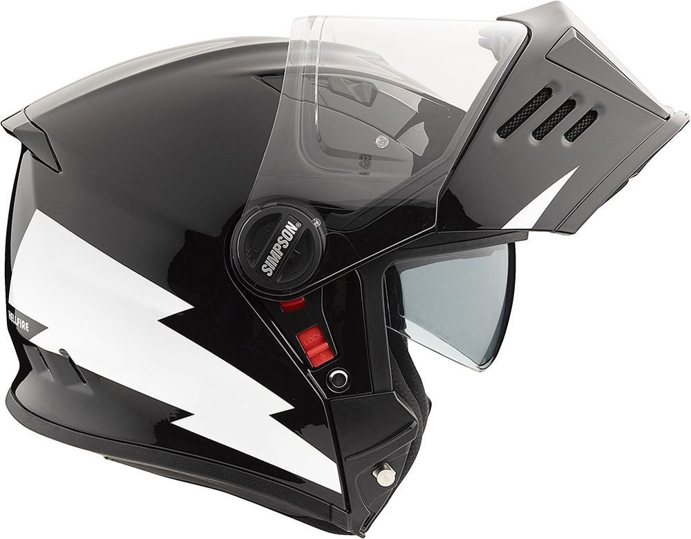 Simpson Motorradhelm Helmet Ece22.06 Darksome