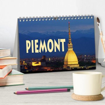 CALVENDO Wandkalender Piemont (Tischkalender 2025 DIN A5 quer), CALVENDO Monatskalender