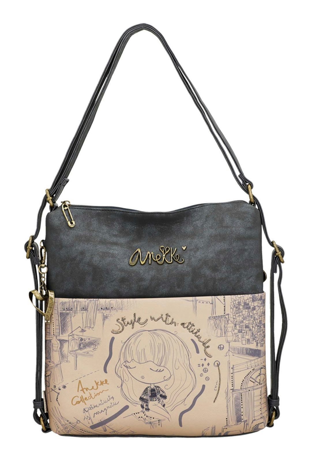 Anekke Schultertasche Bag Convertible Into Backpack günstig online kaufen