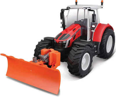Maisto Tech RC-Traktor Massey Ferguson 5S.145 mit Schnee-Schieber, 2,4GHz, mit Licht