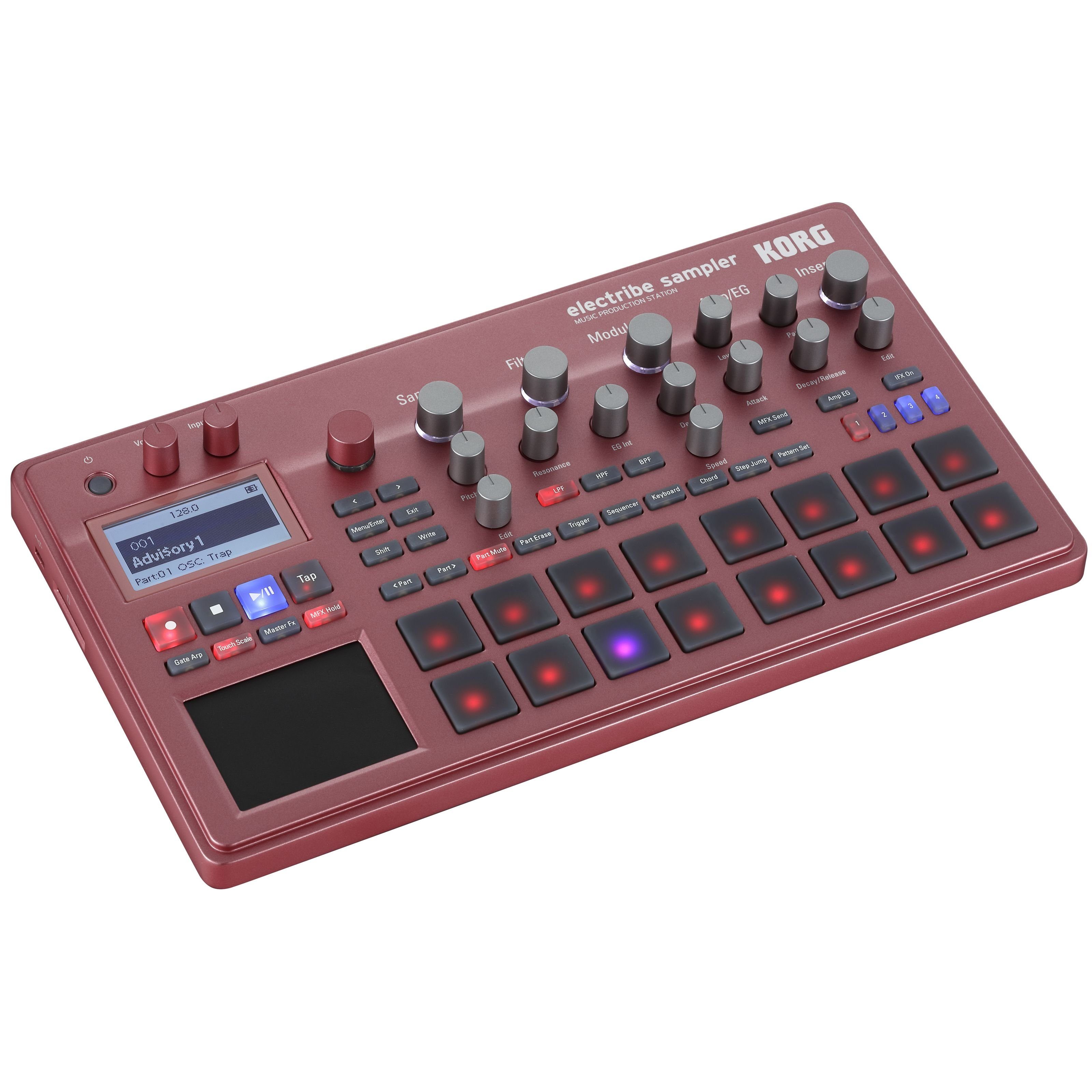 Korg Synthesizer (Groove-Tools, Grooveboxen), Electribe Sampler Red - Drum Machine