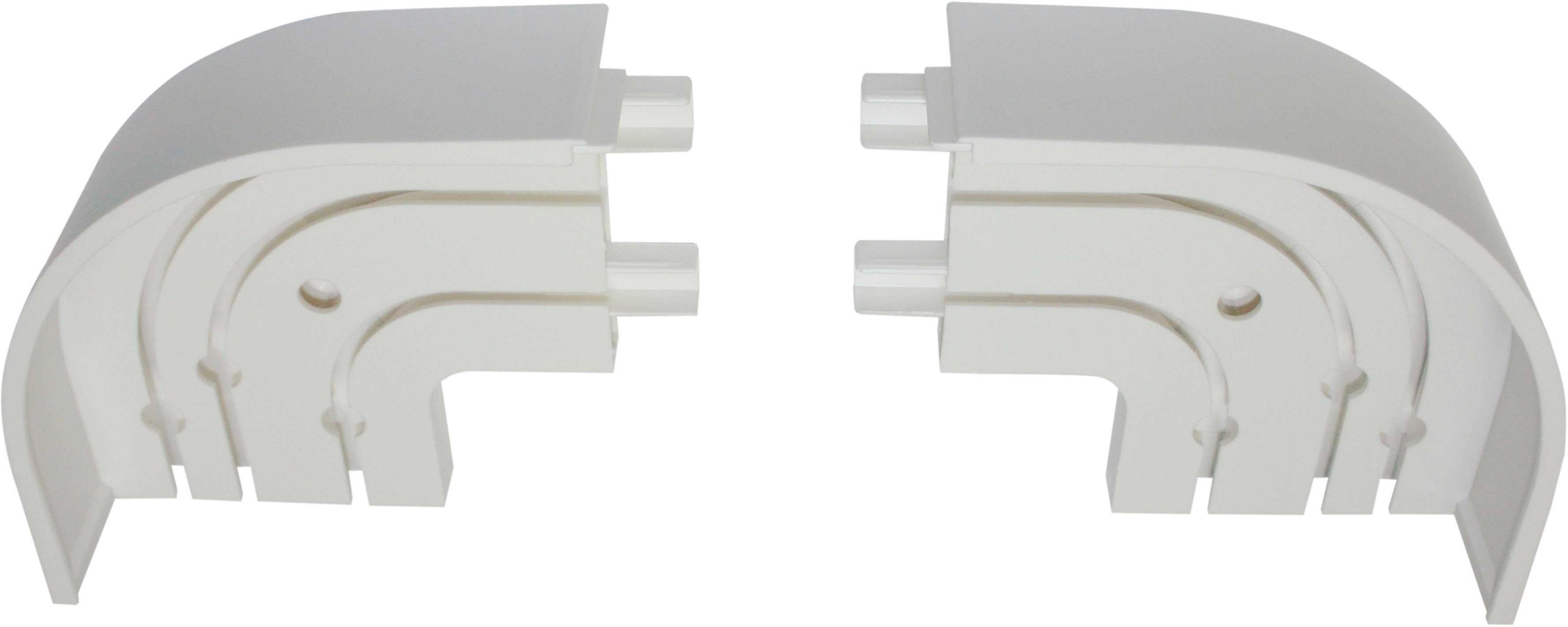 Gardinia Rundbogen P2Ü Weiß 13,5 cm x 13,5 cm 2-er Pack günstig online kaufen