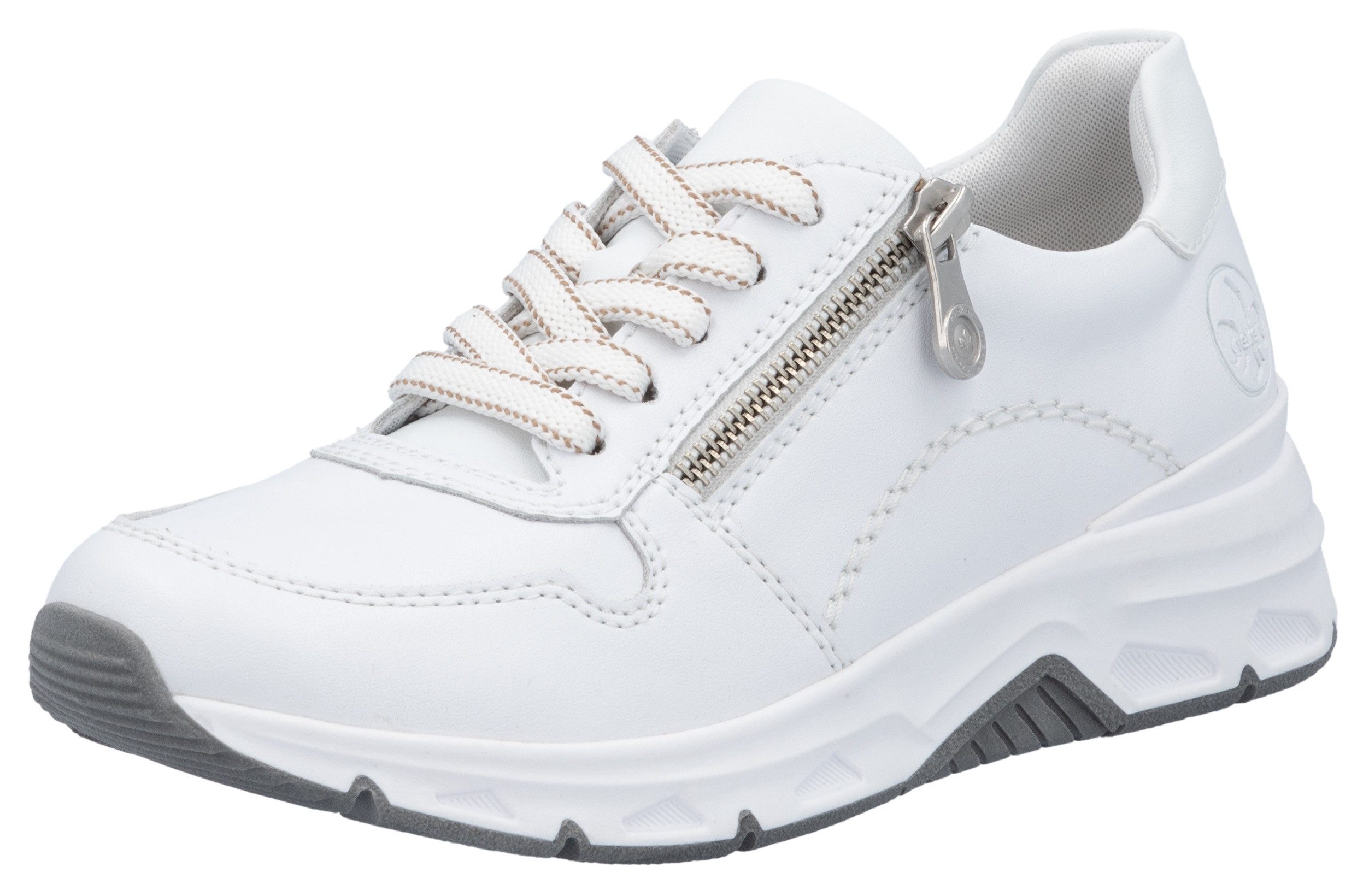 Rieker Sneaker mit seitlichem Reißverschluss, Freizeitschuh, Halbschuh, Sch günstig online kaufen