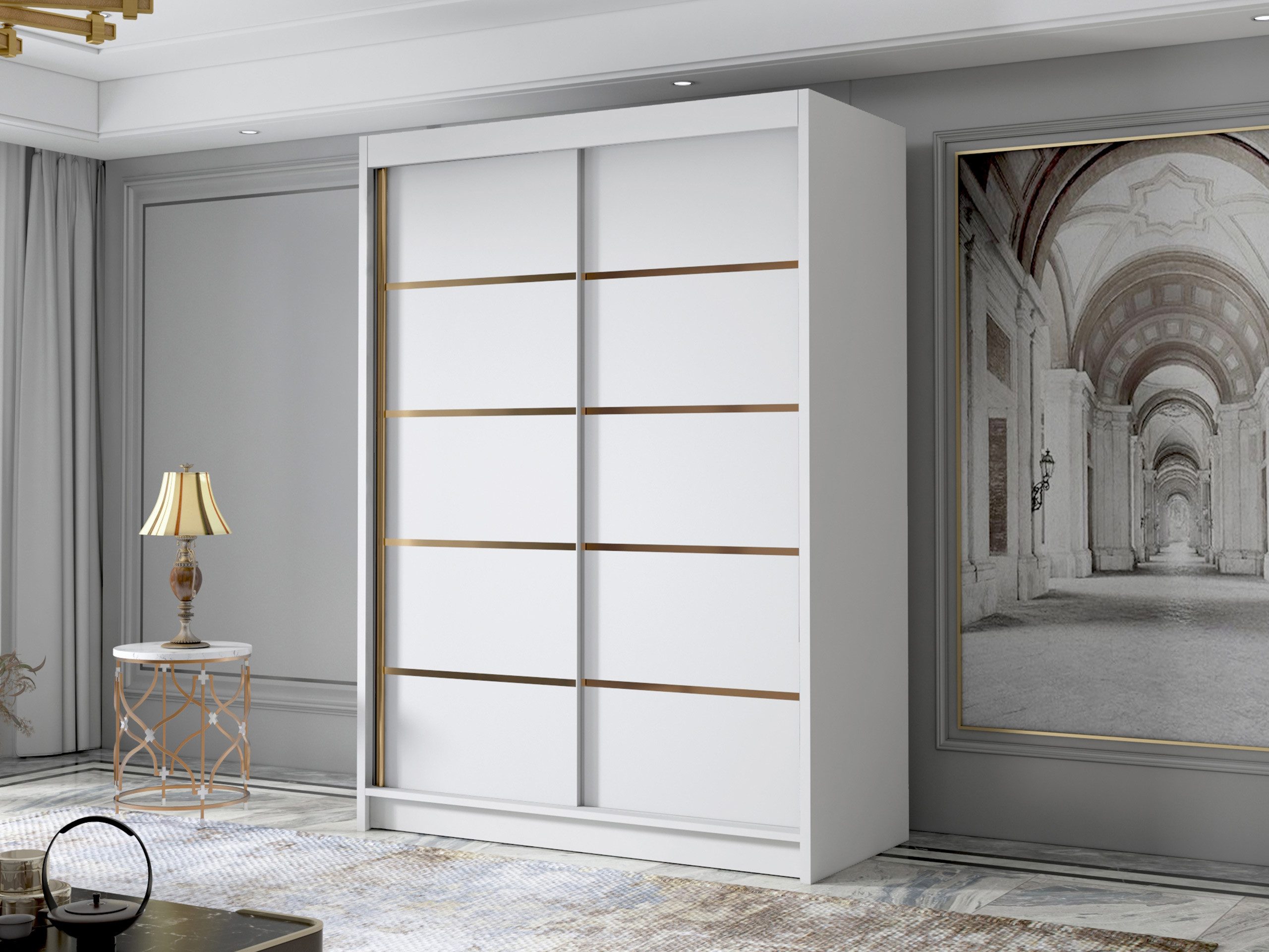 MIRJAN24 Kleiderschrank Lungo IV (mit zwei günstig online kaufen