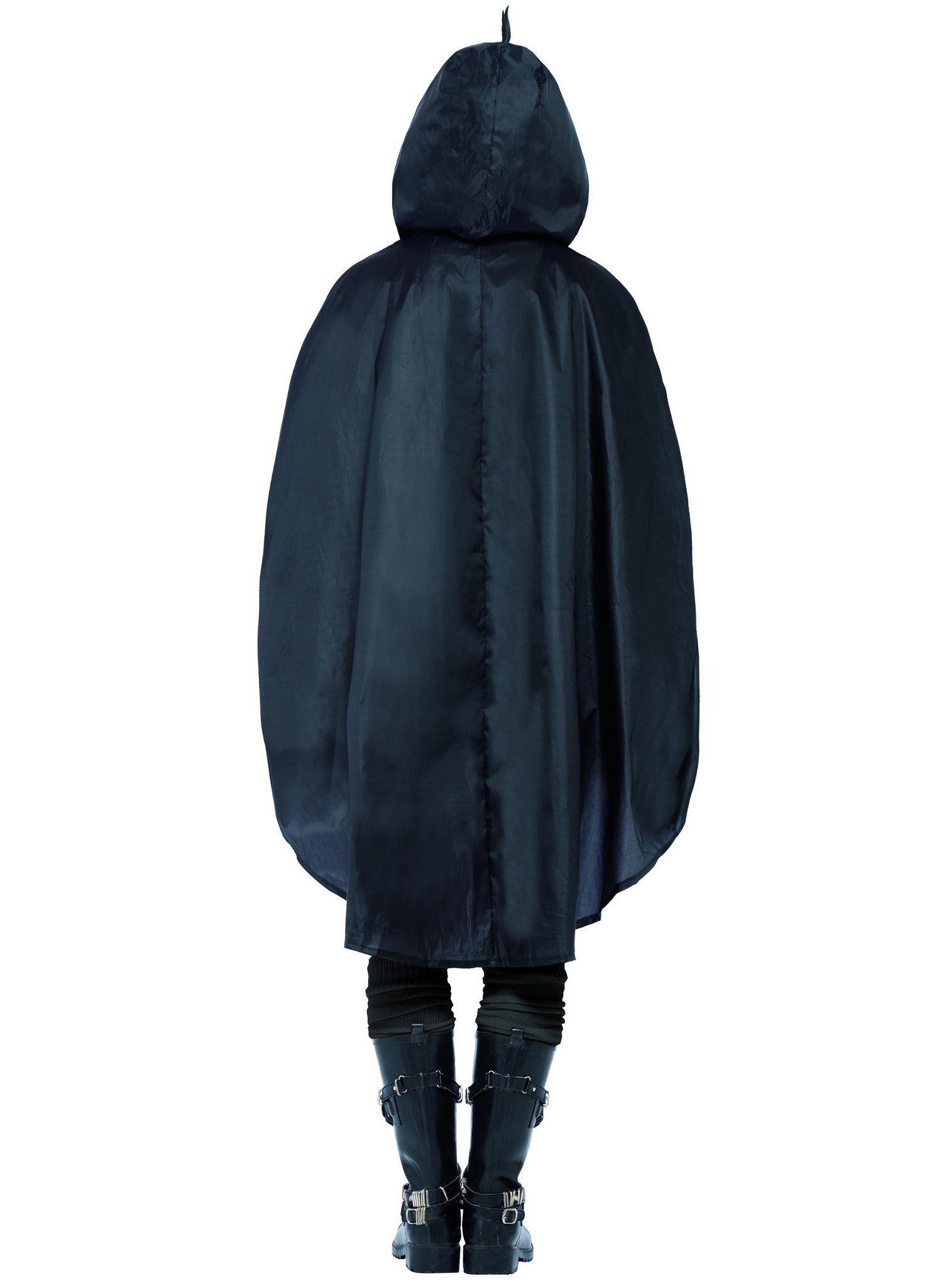 Smiffys Kostüm Poncho Pinguin - Karnevalskostüm Damen Fasching, Tierischer Regenschutz für Festival und Event