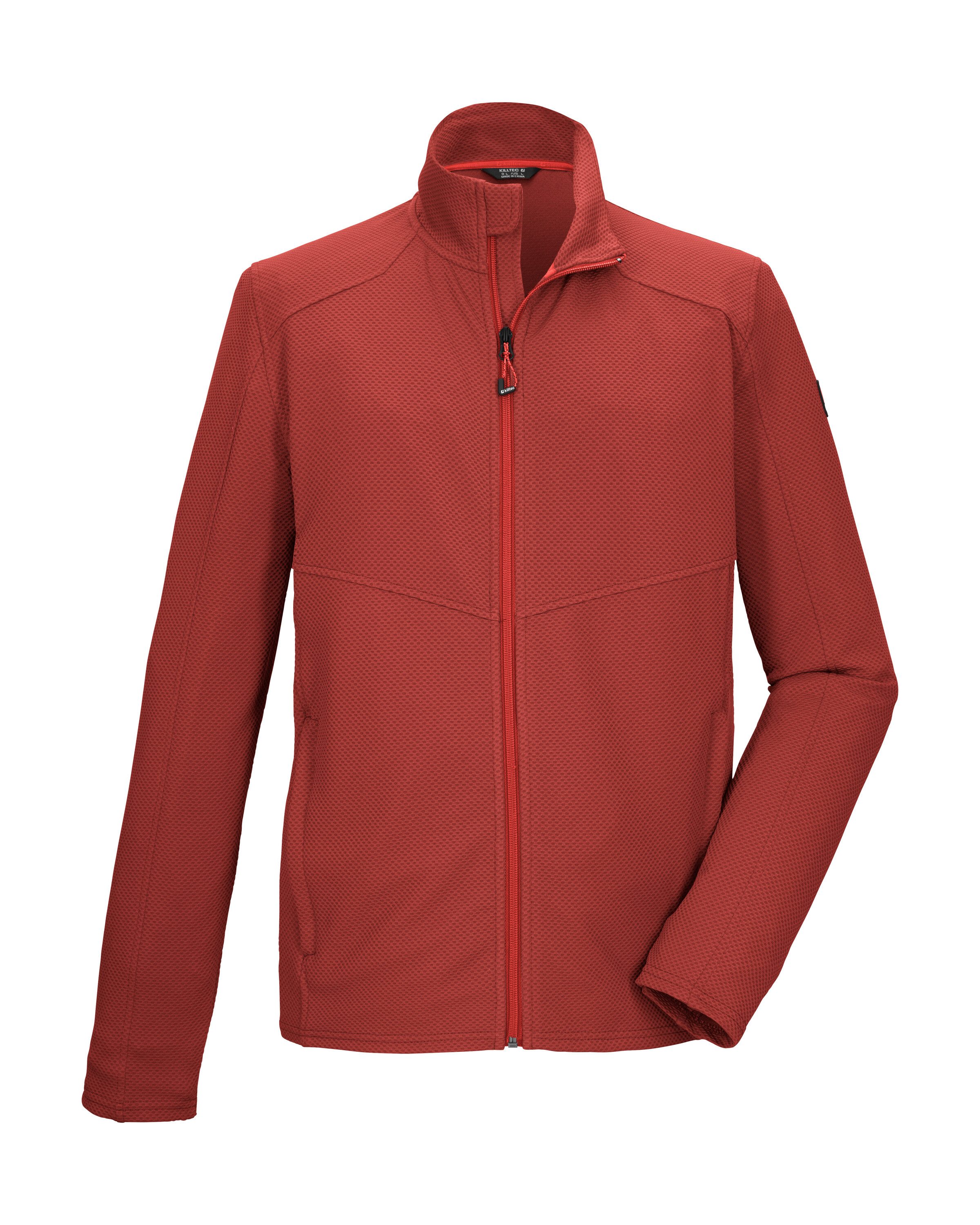 Killtec Strickjacke KOS 68 MN FLX JCKT Sportive Powerstretchjacke mit Kinnschutz und Taschen