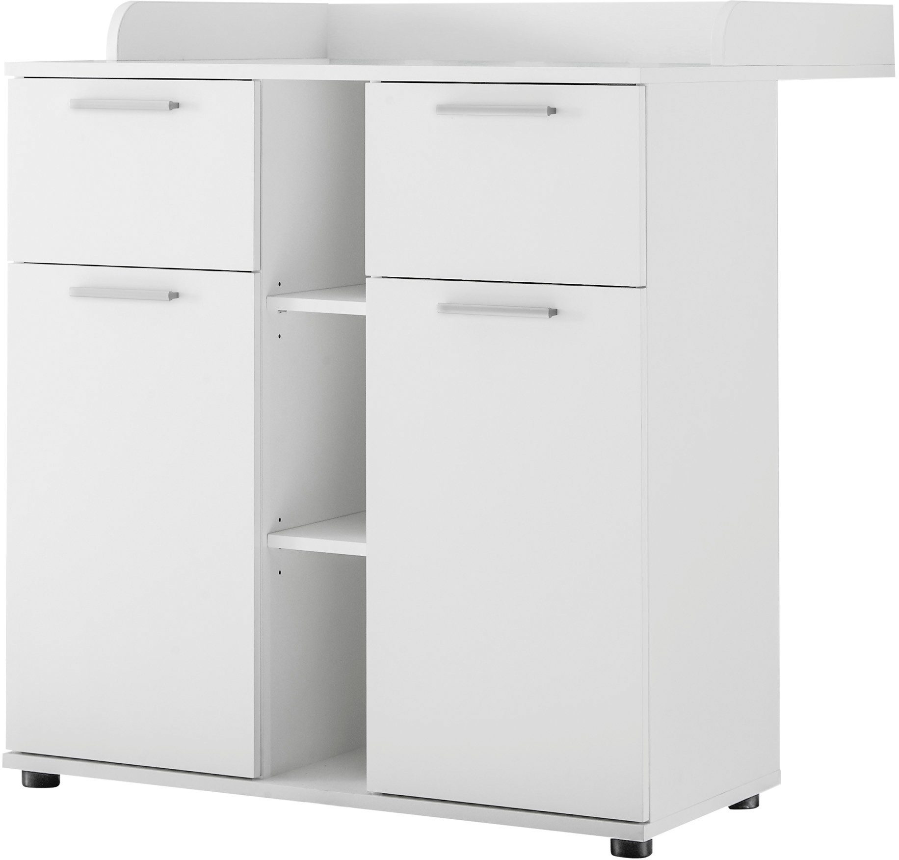 Begabino Babyzimmer-Komplettset "Bibo" Set, Bett, Wickelkommode, Schrank, 3 günstig online kaufen