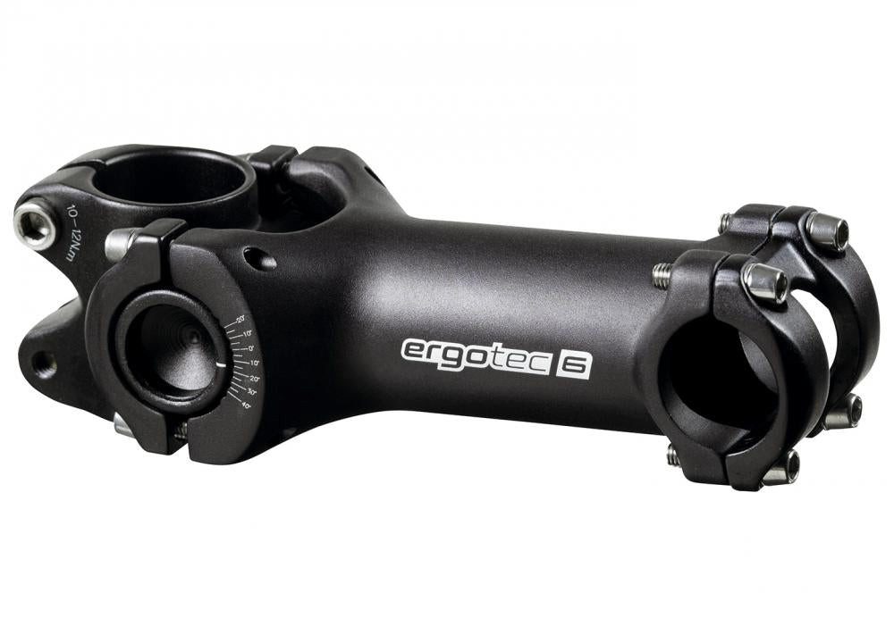 Ergotec Fahrradlenker Ergotec Vorbau Swell 2 Ahead 1 1/8\" 25.4mm 100mm -20° bis +40° AL6061