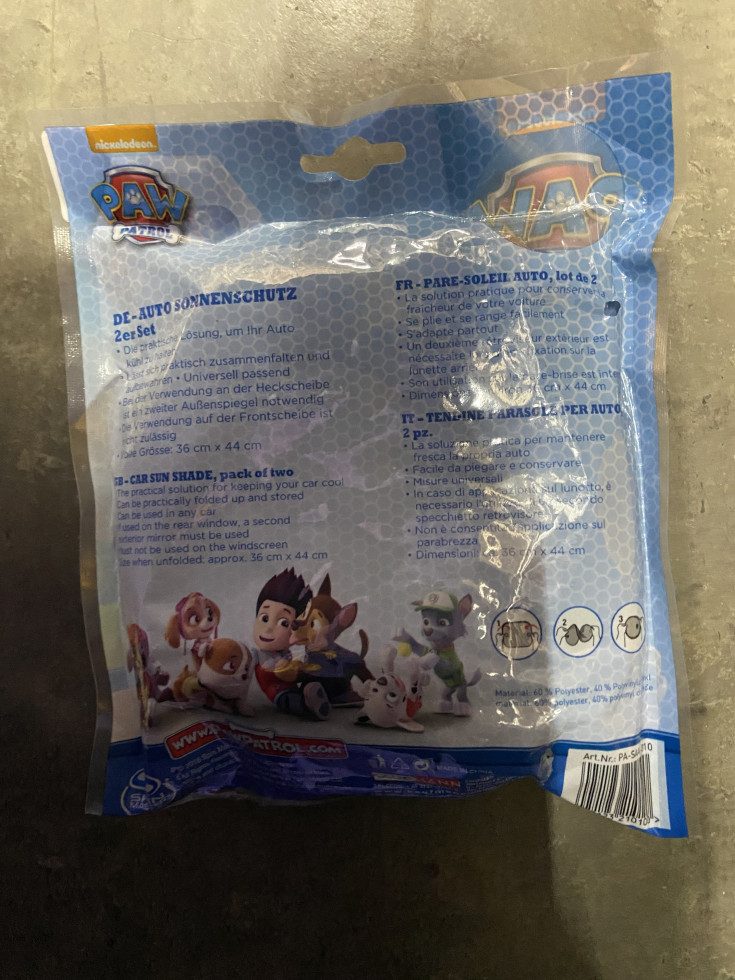 HiTS4KiDS Autosonnenschutz HiTS4KiDS Sonnenschutz Paw Patrol blau
