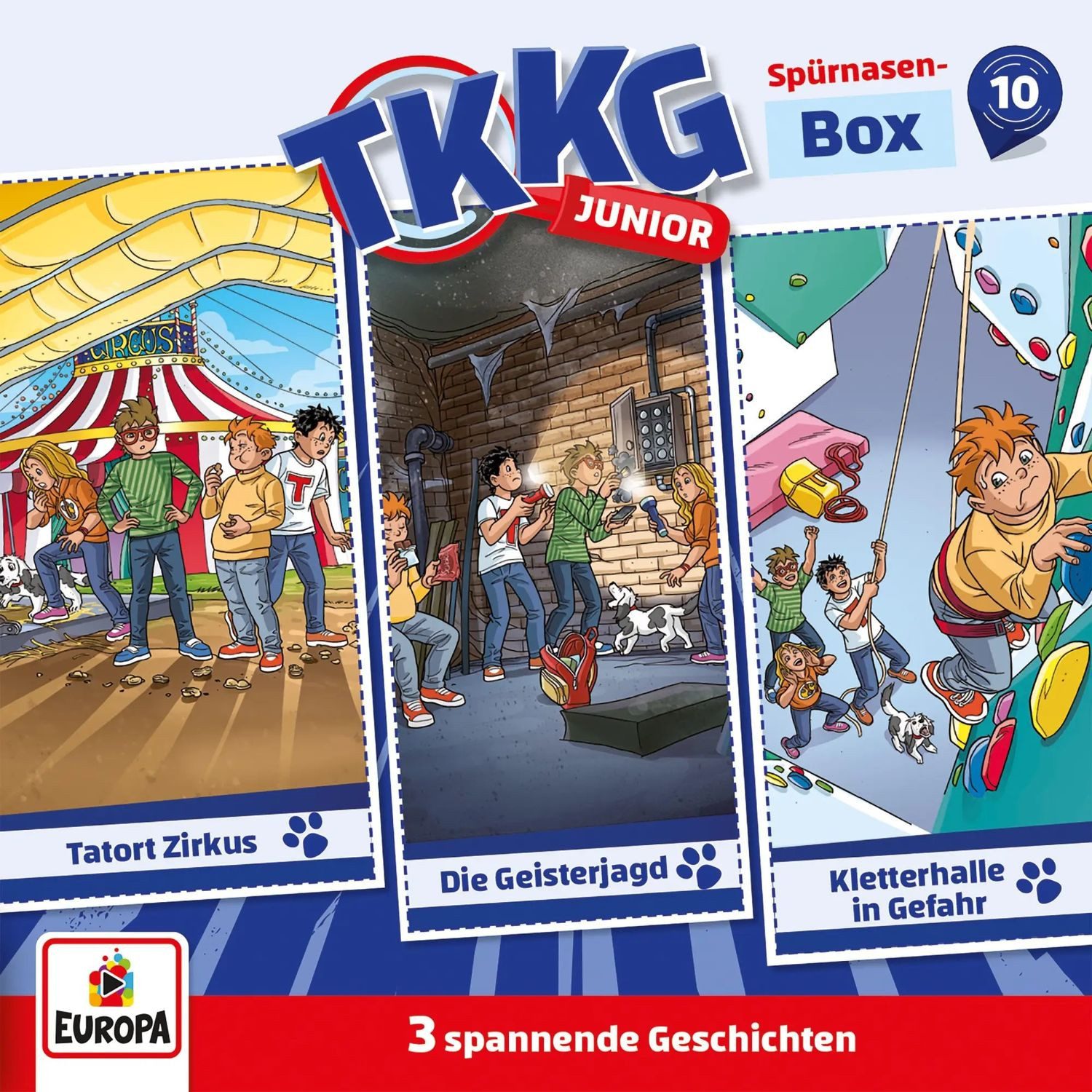 United Soft Media Hörspiel TKKG Junior - Spürnasen Box Folgen 28-30 (3 Audio-CDs)