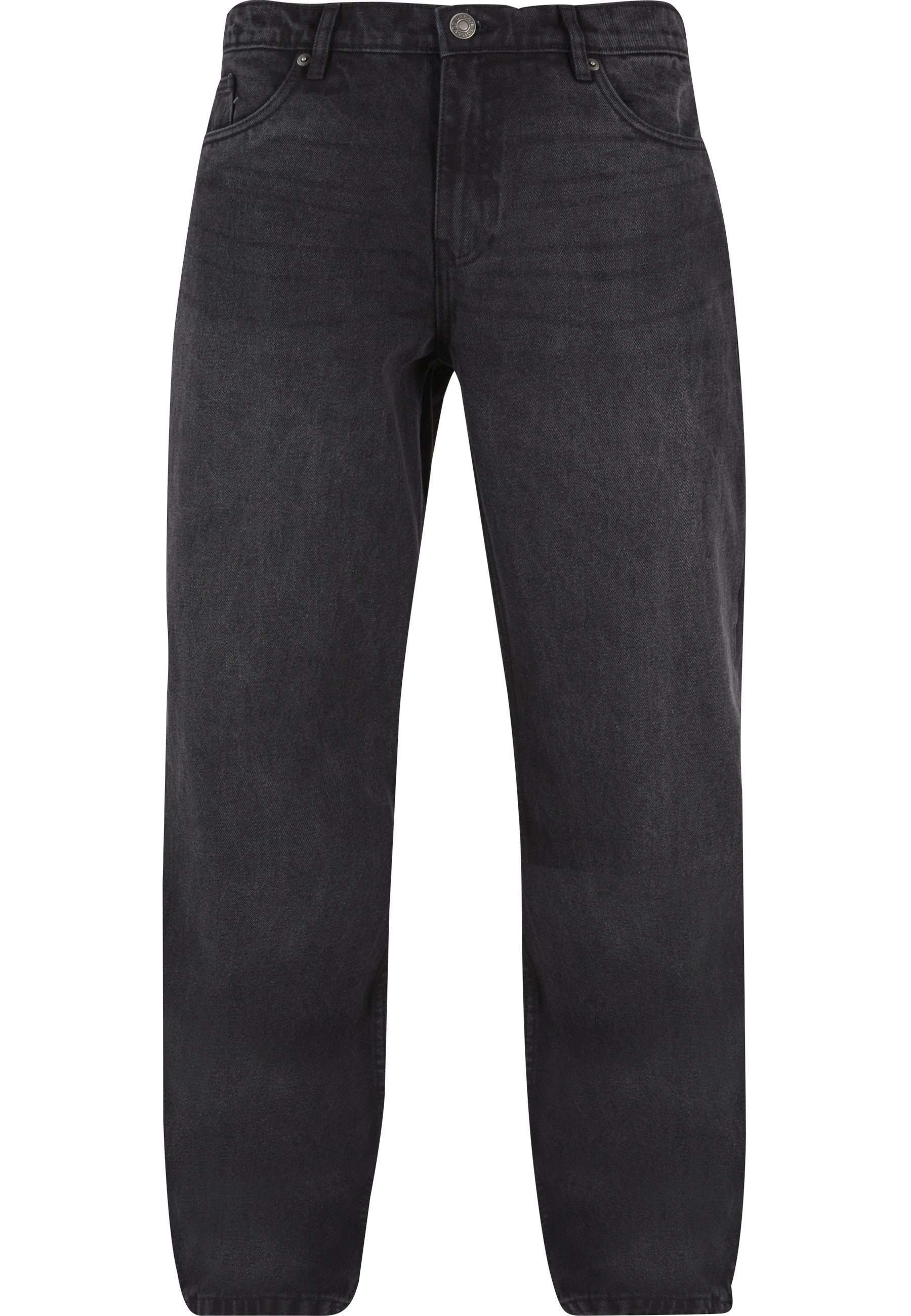 URBAN CLASSICS Bequeme Jeans Urban Classics Herren Heavy Ounce Straight Fit Zipped Jeans