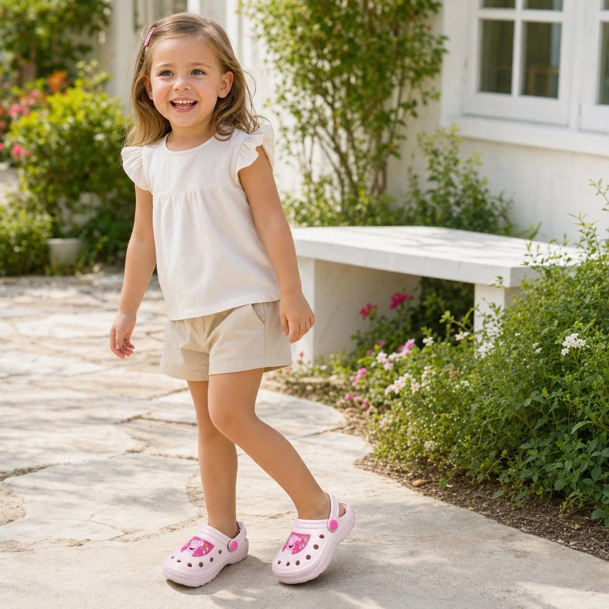Peppa Pig Peppa Pig Wutz Clogs Kinder Sandalen Clog Gr. 22 bis 33